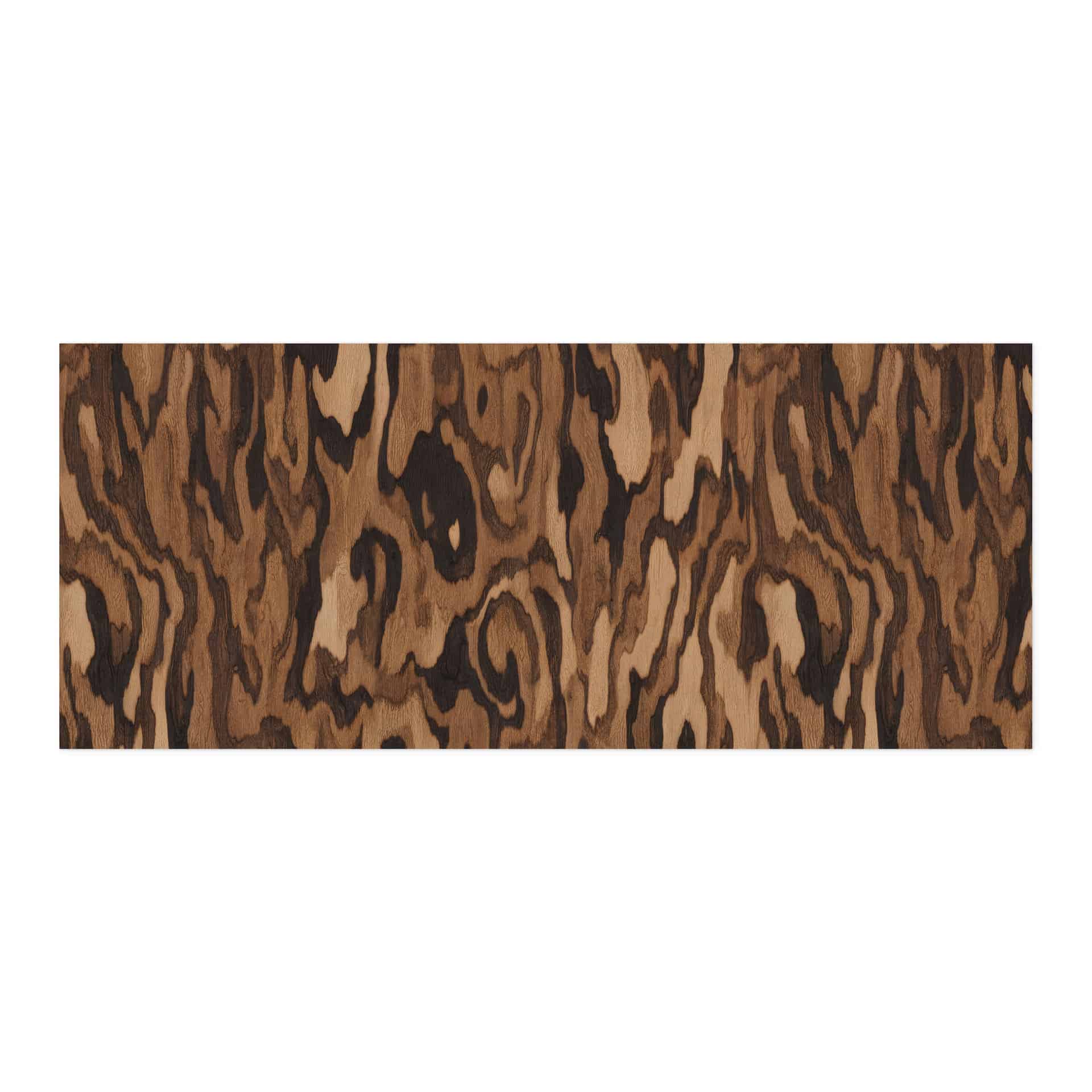 Autocollante Crédence de Cuisine Ettore Walnut - Veinage de Bois Abstrait - Sir Edward x Grigory Gladarev
