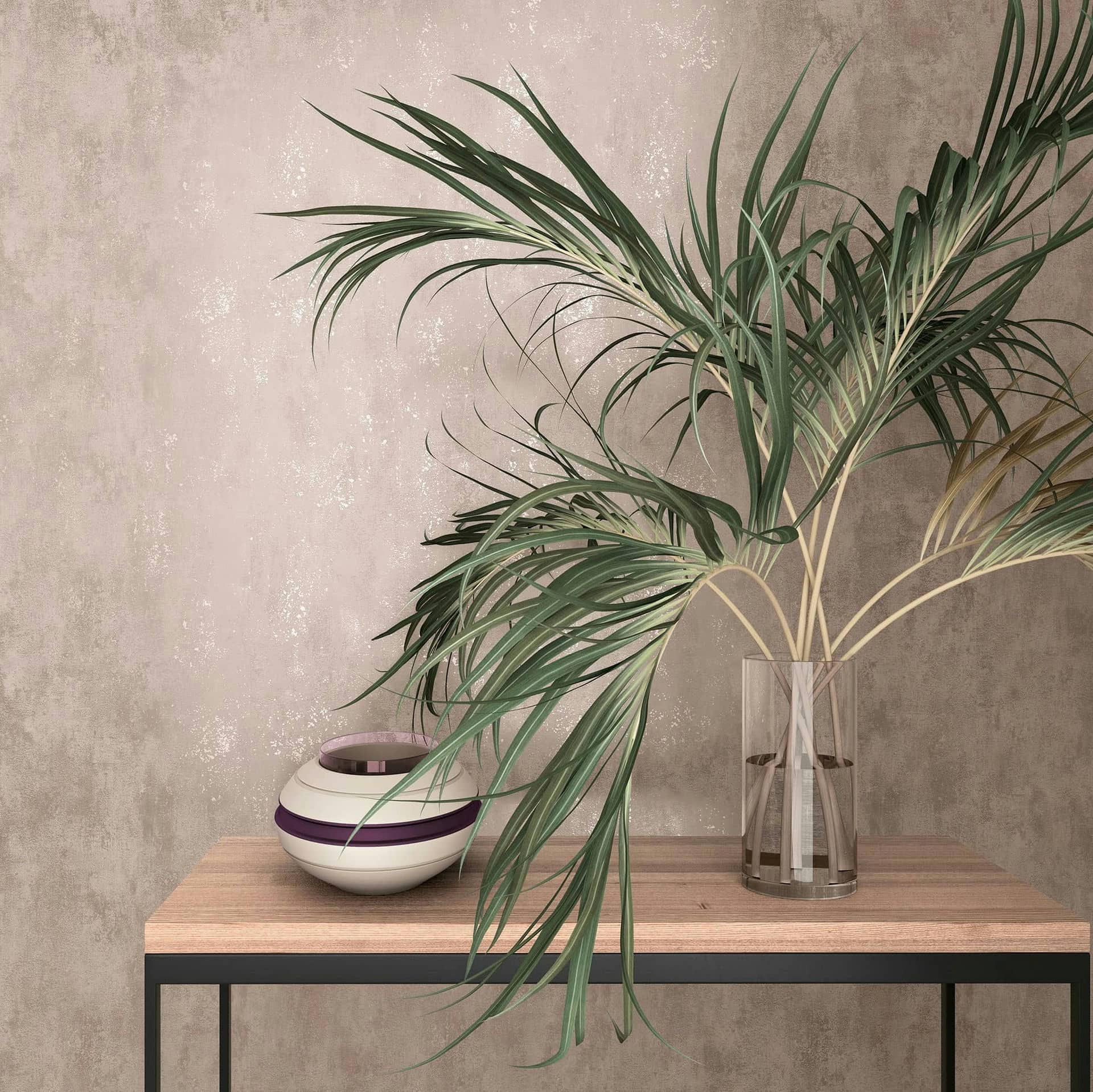 vliesbehang beige plains voor woonkamer slaapkamer behang marburg