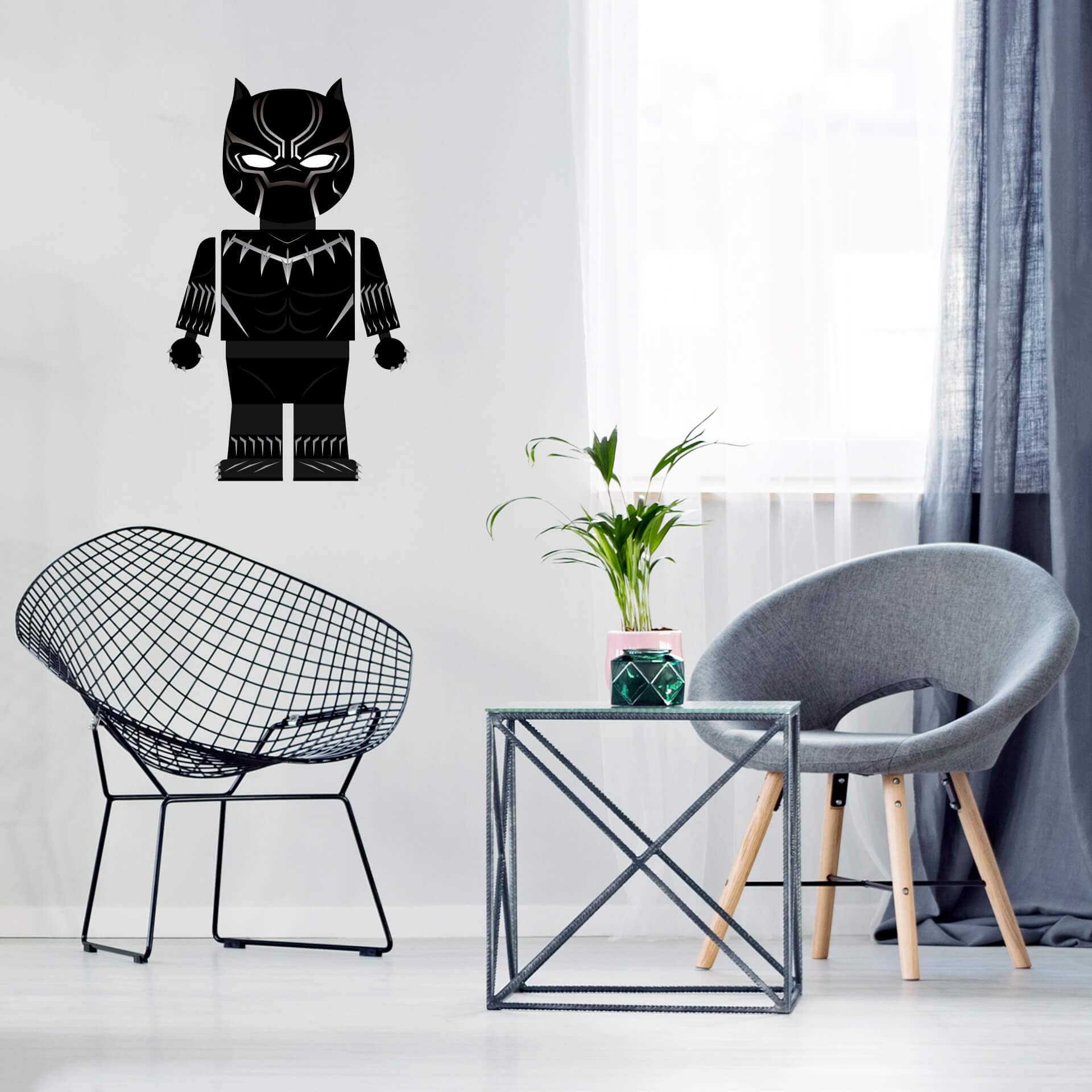 Wandtattoo Gomes - Black Panther Spielzeug