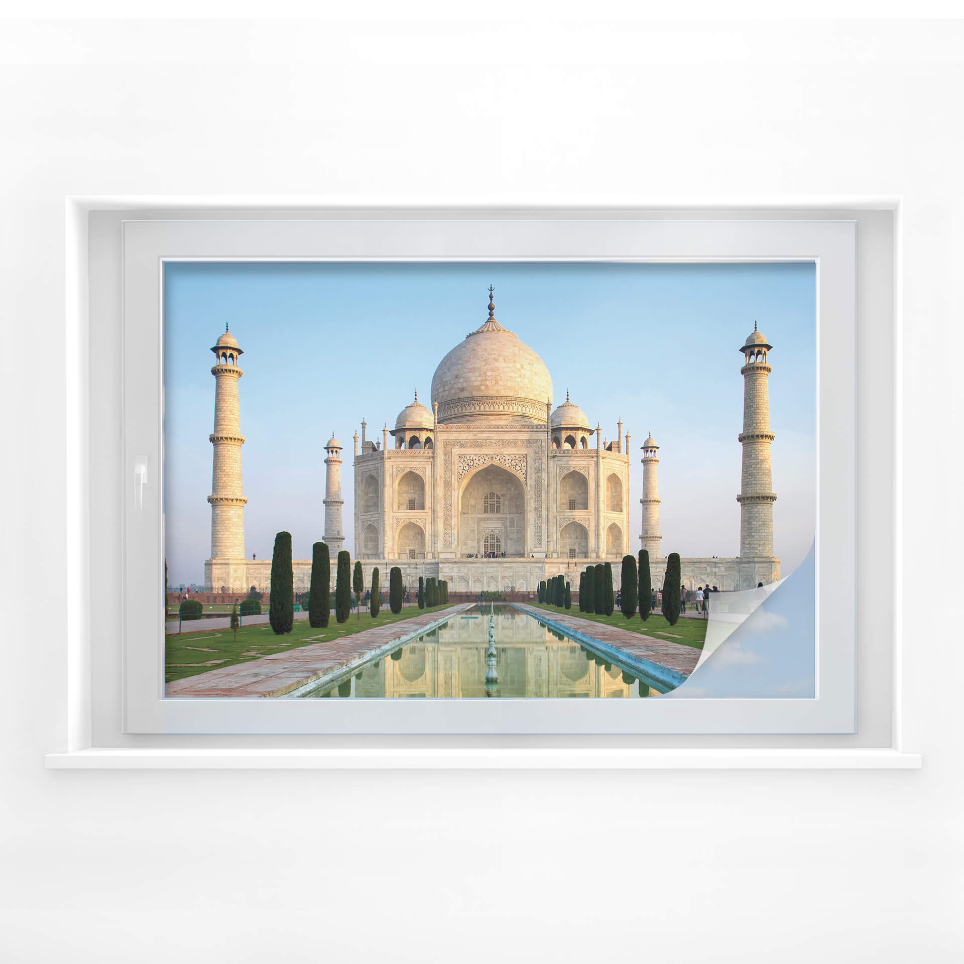 Raamfolie Taj Mahal