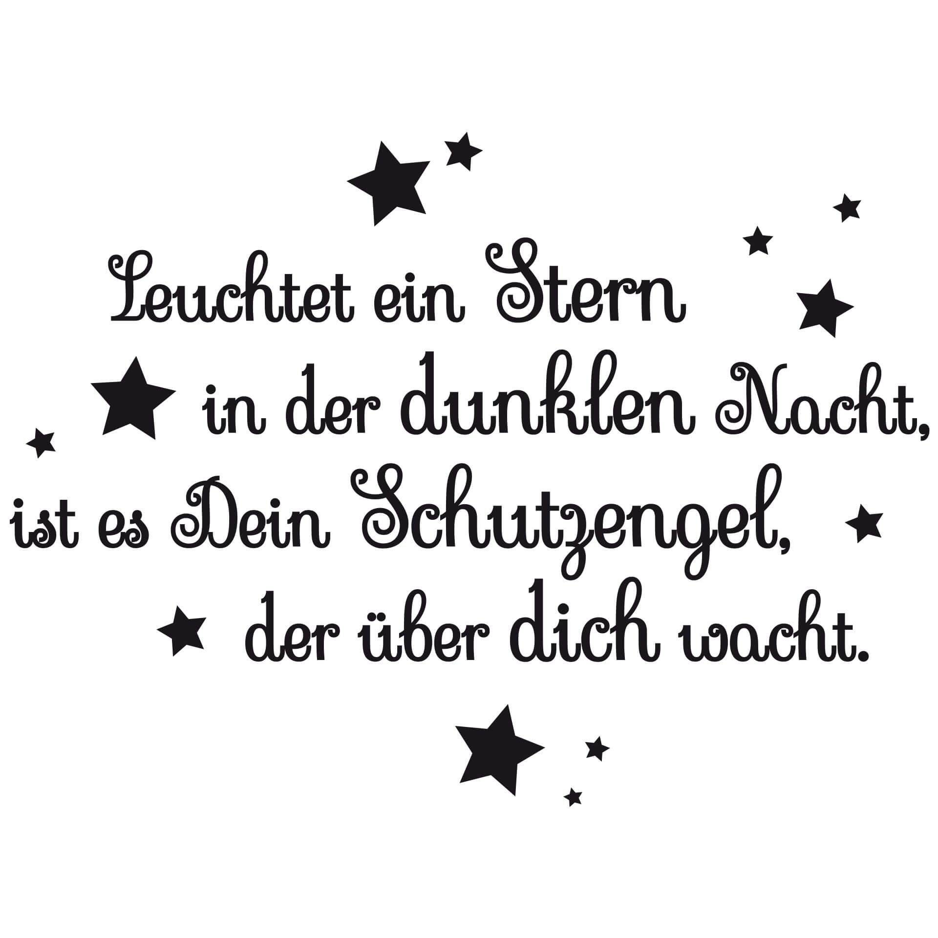 Wandtattoo Leuchtet ein Stern
