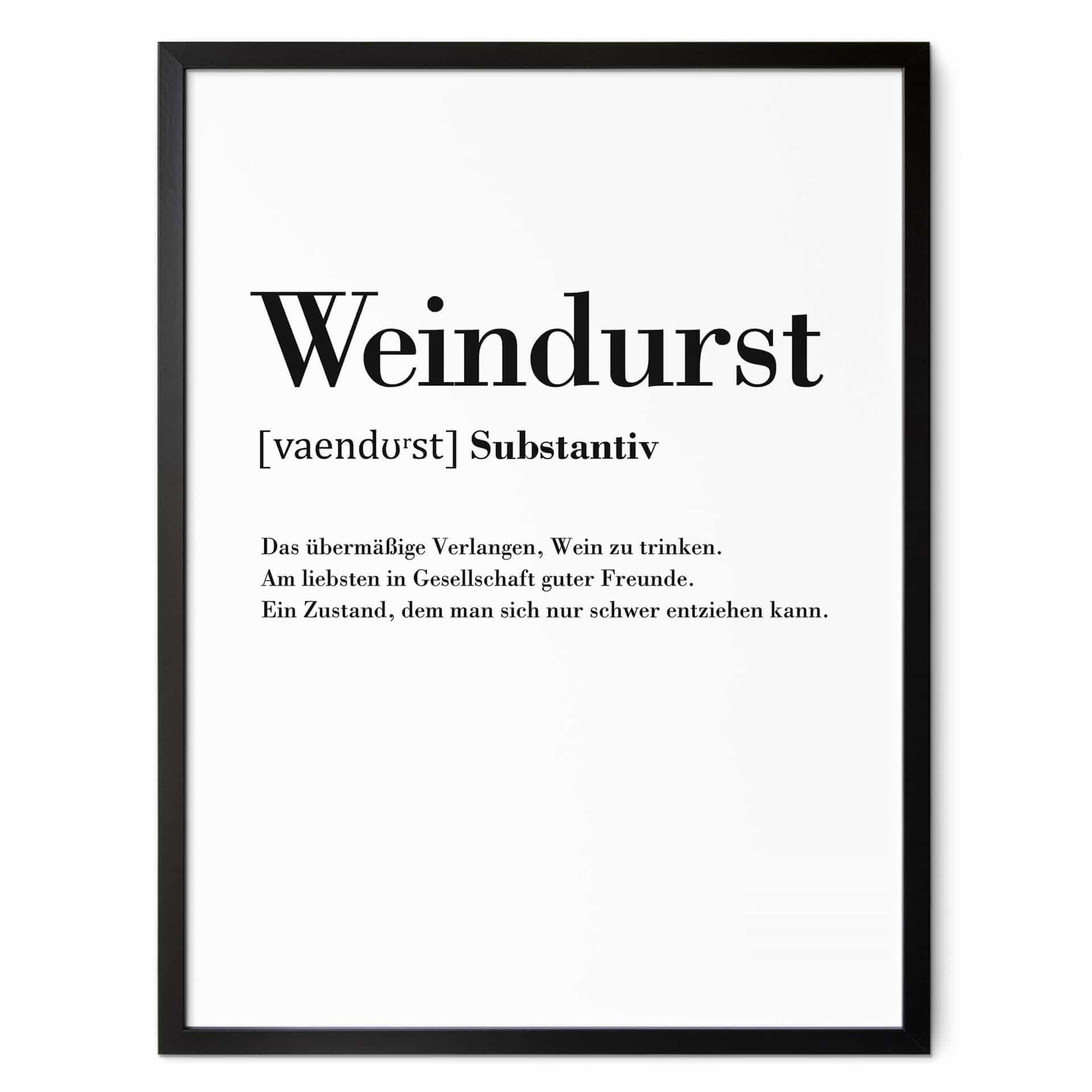 Poster Grammatik - Weindurst