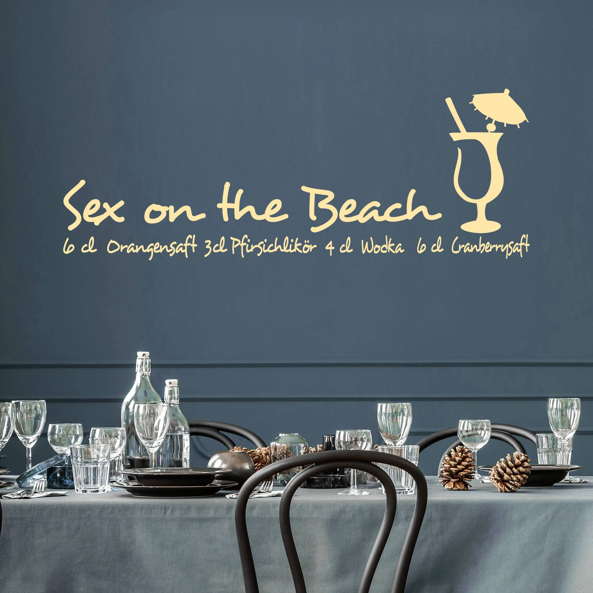 Wandtattoo Sex on the beach
