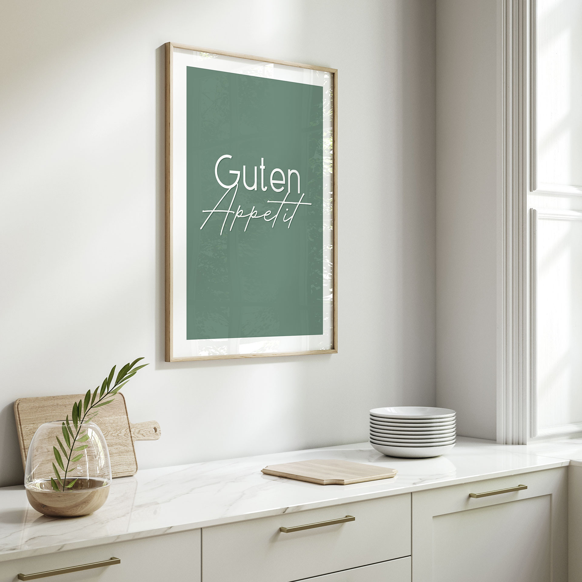 Poster für die Küche - Guten Appetit