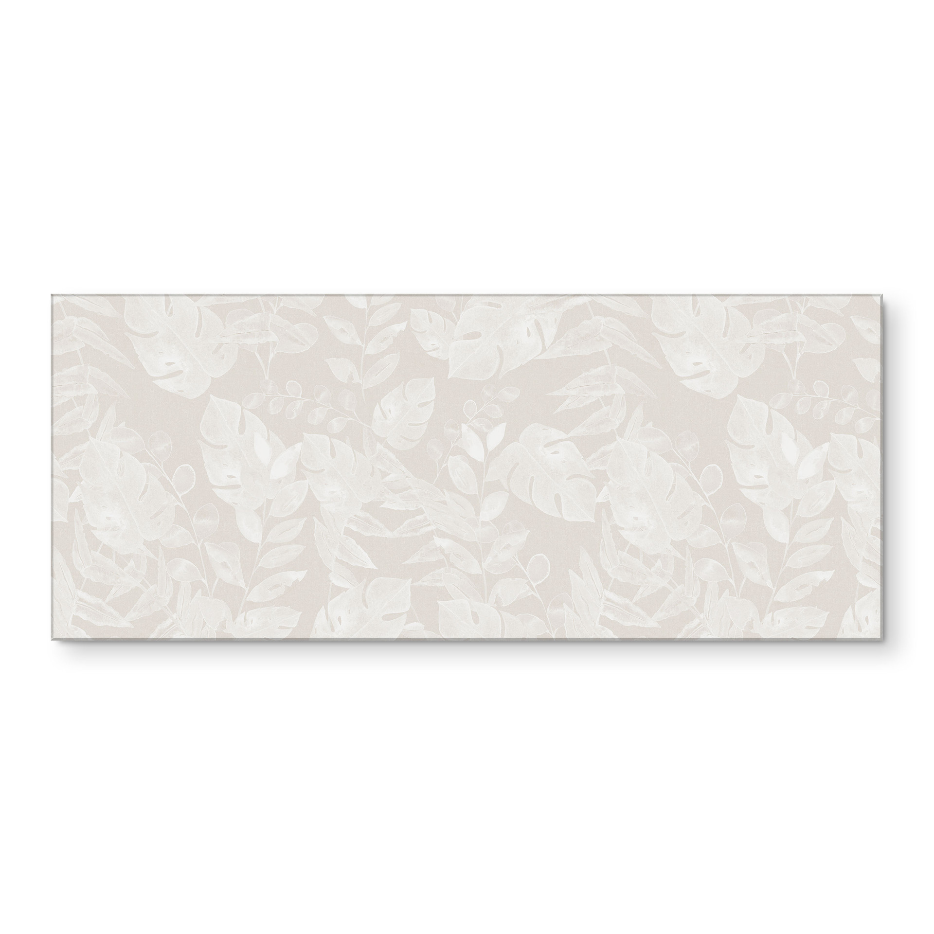 Revêtement pour cuisine Feuilles tropicales Beige - Bloomery Decor