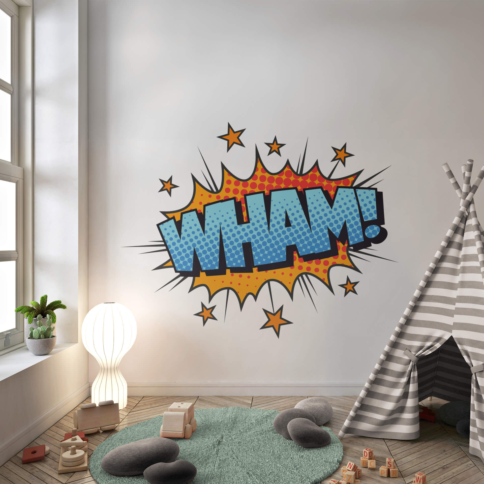 Wallsticker -  Comic Soundeffect - Wham!