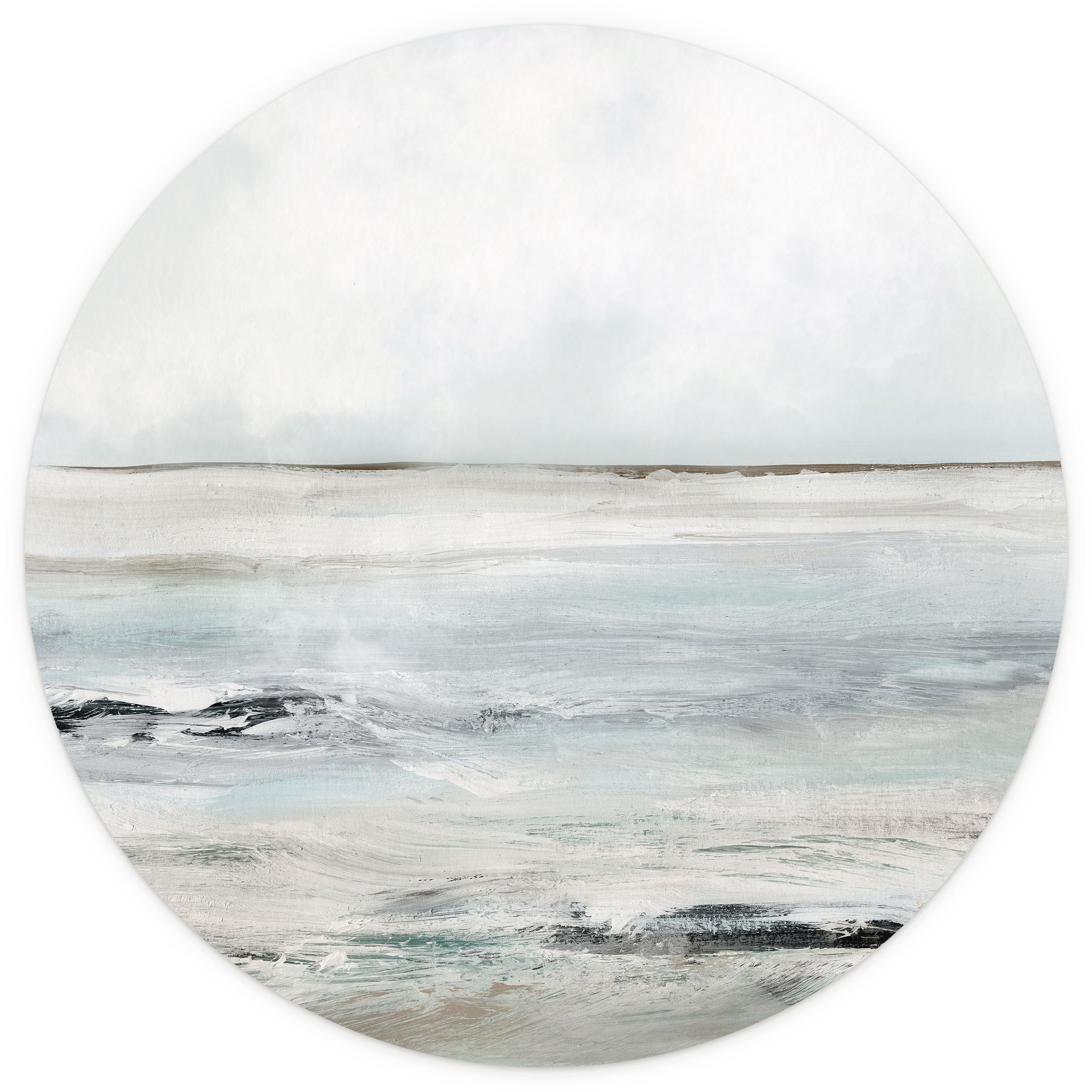 Behangcirkel Golven bij Sandy Bay - Hobday - vliesbehang/zelfklevend vliesbehang