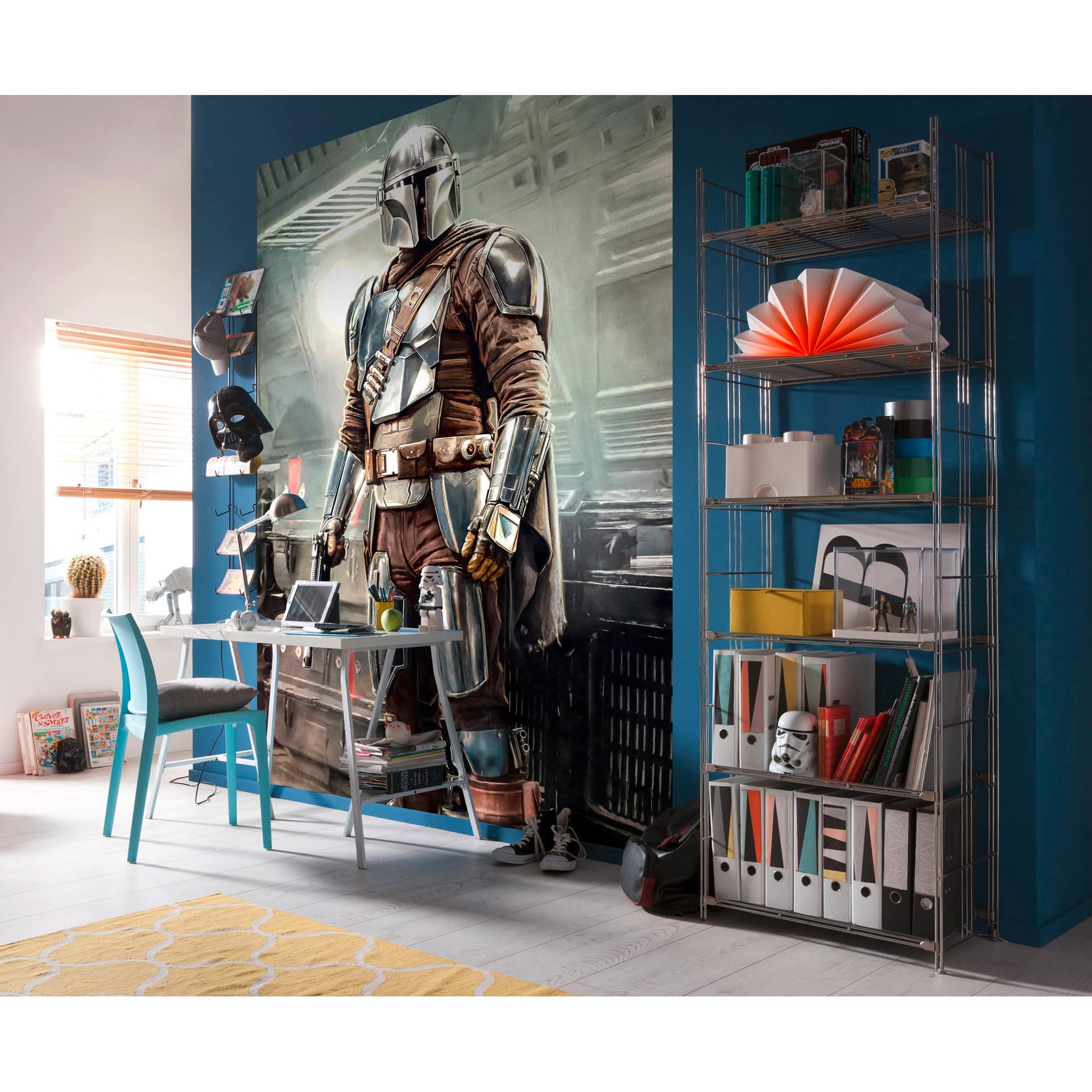 Vlies Fototapete - Mandalorian Fight Posture - 200 x 280 cm