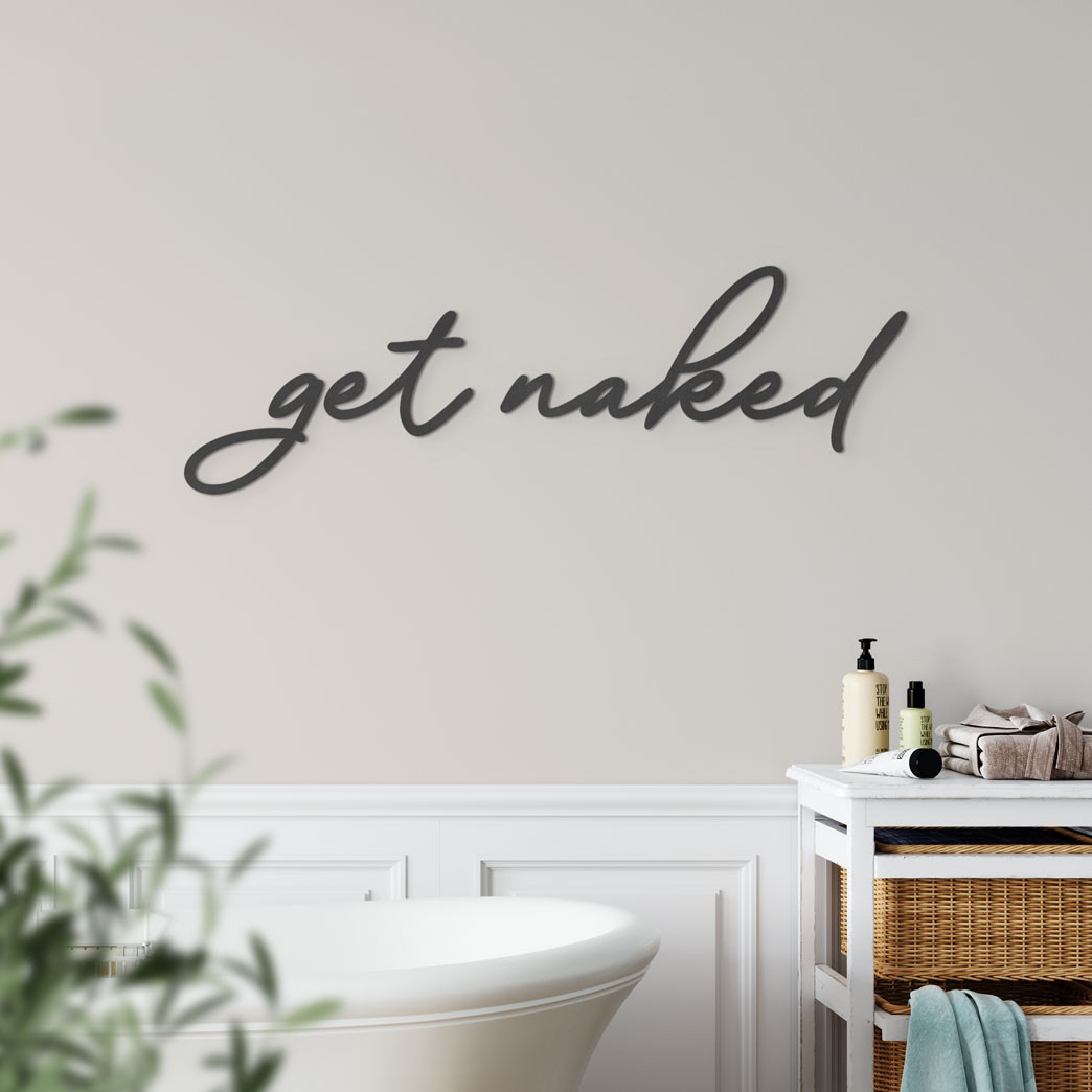 Litery MDF get naked