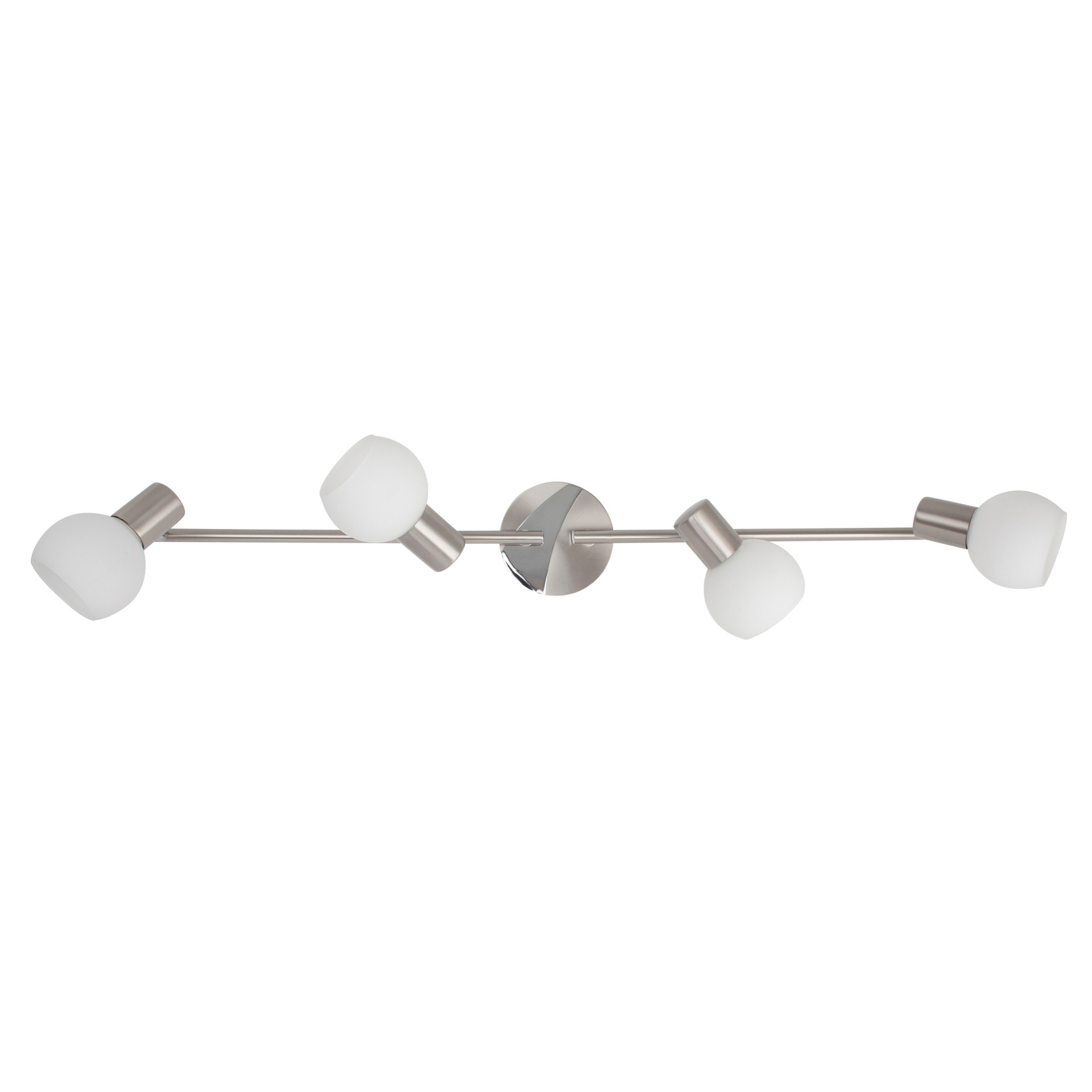 Spotrohr Piet, metallic, 78 x 16 cm, Glas Strahler