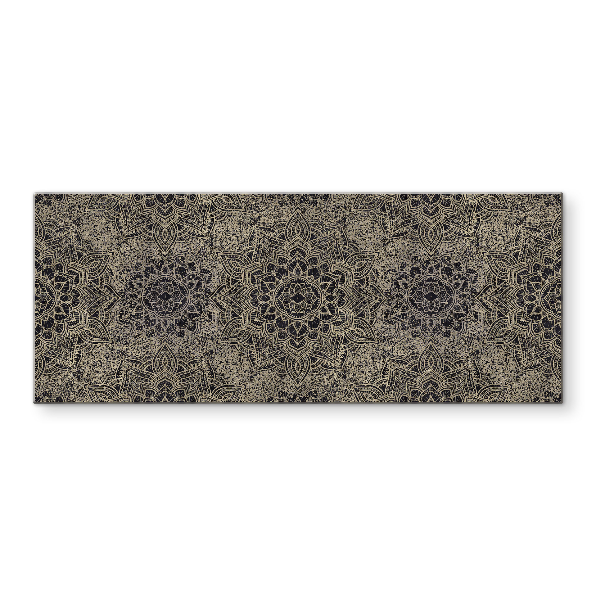 Spritzschutz Mandala Boho Antikgold - Bloomery Decor - Panorama