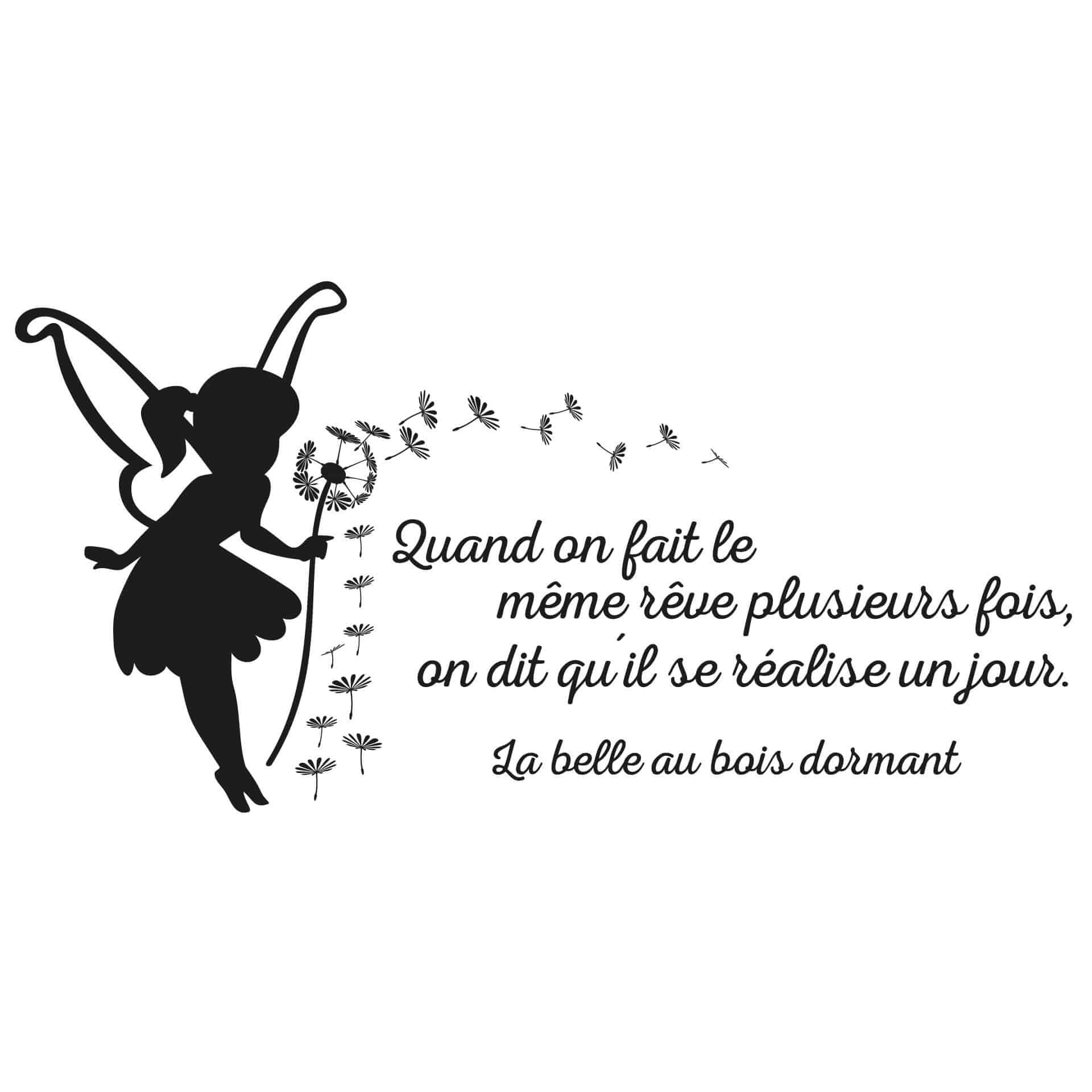 Wandtattoo Quand on fait le même rêve...