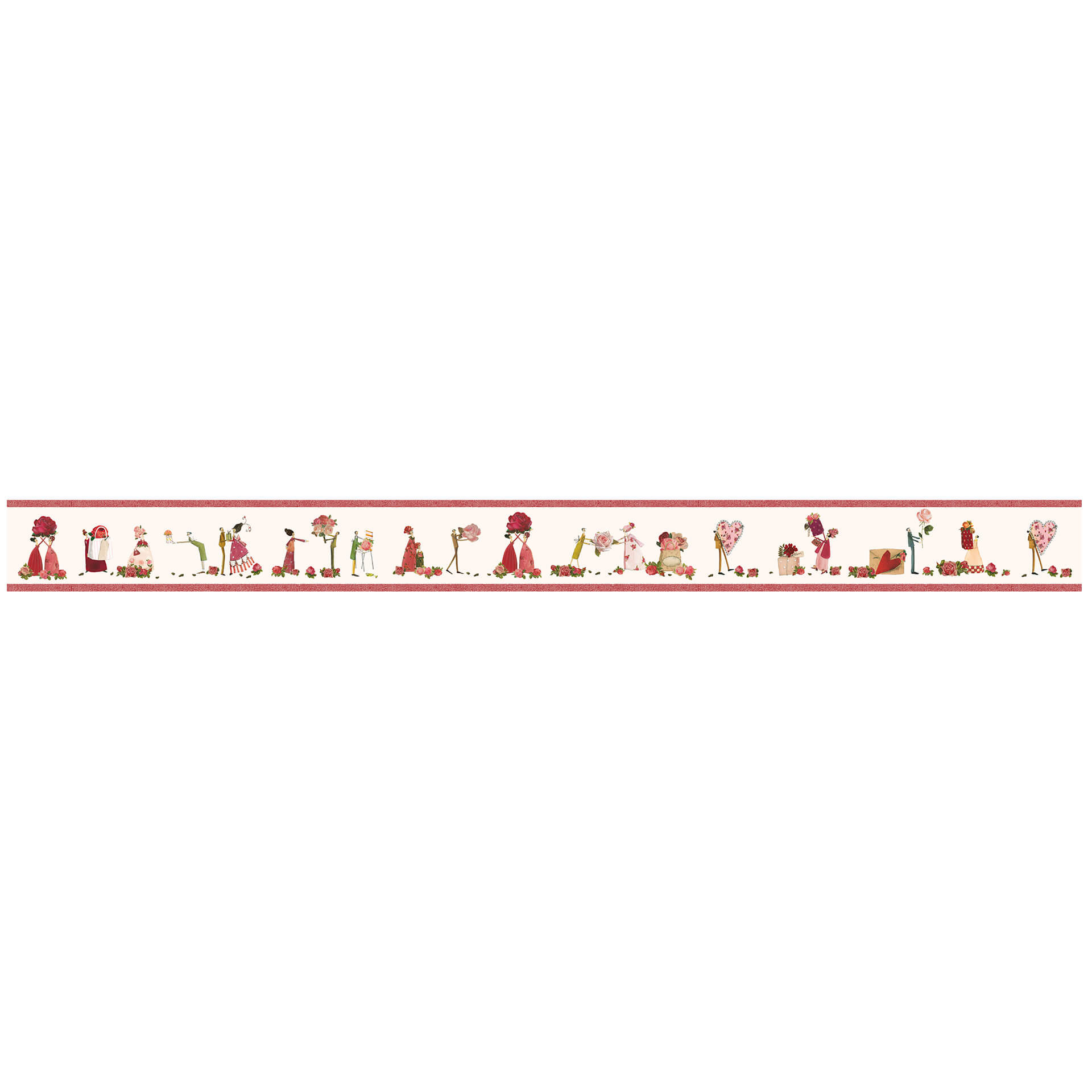 Bordo decorativo Leffler - Rose