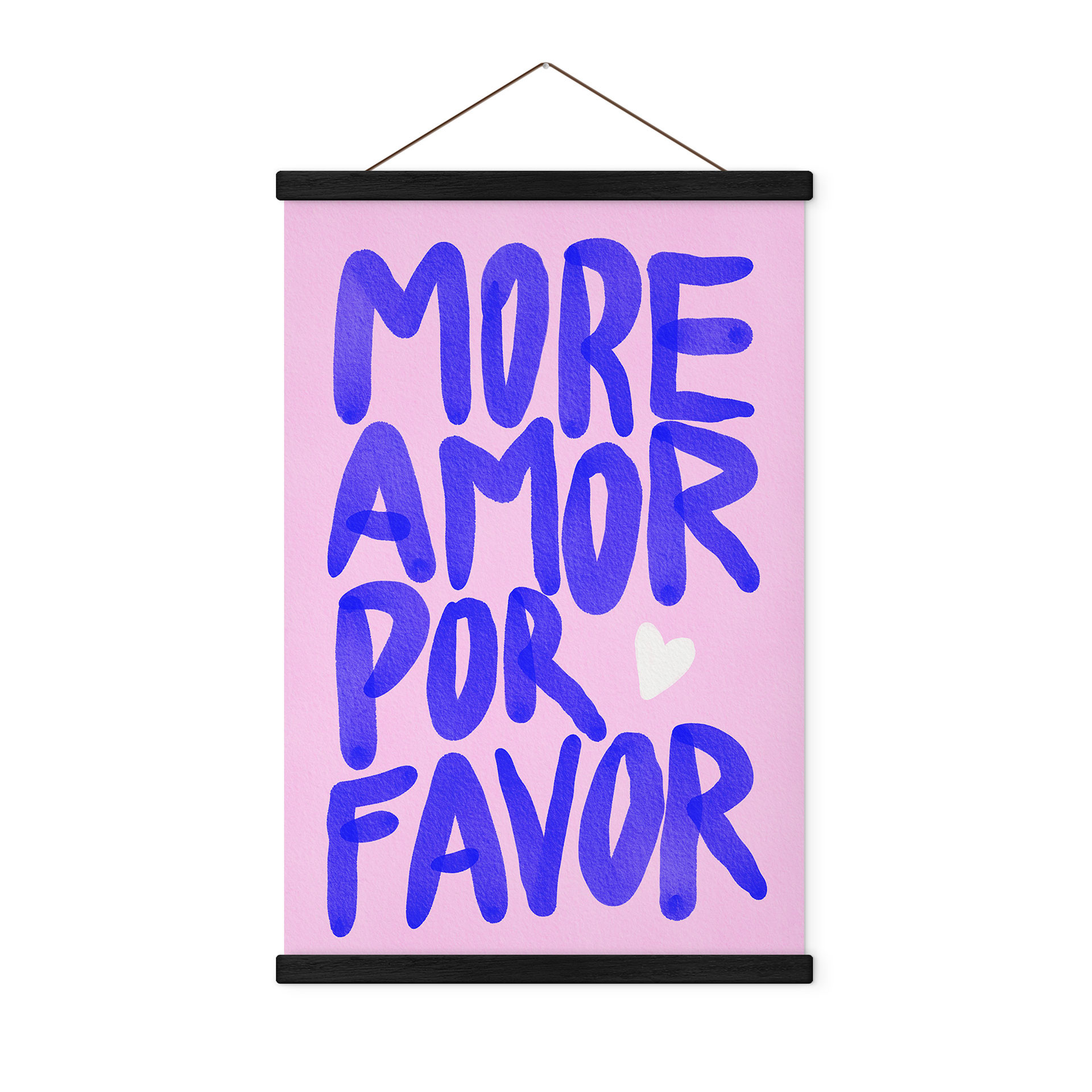 Obraz tkaniny Więcej amor por favor - Bloom