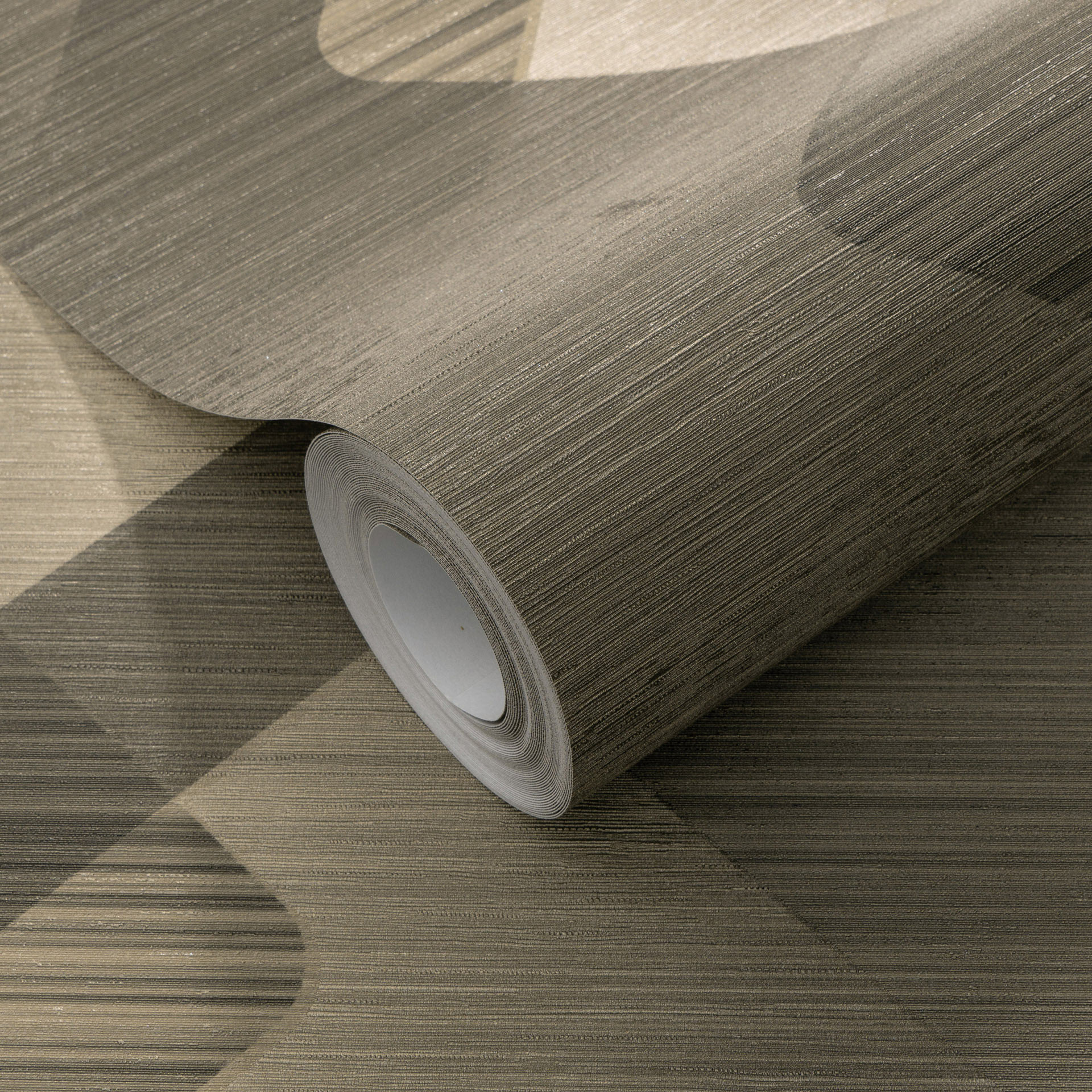Grafisch behang Elysium taupe