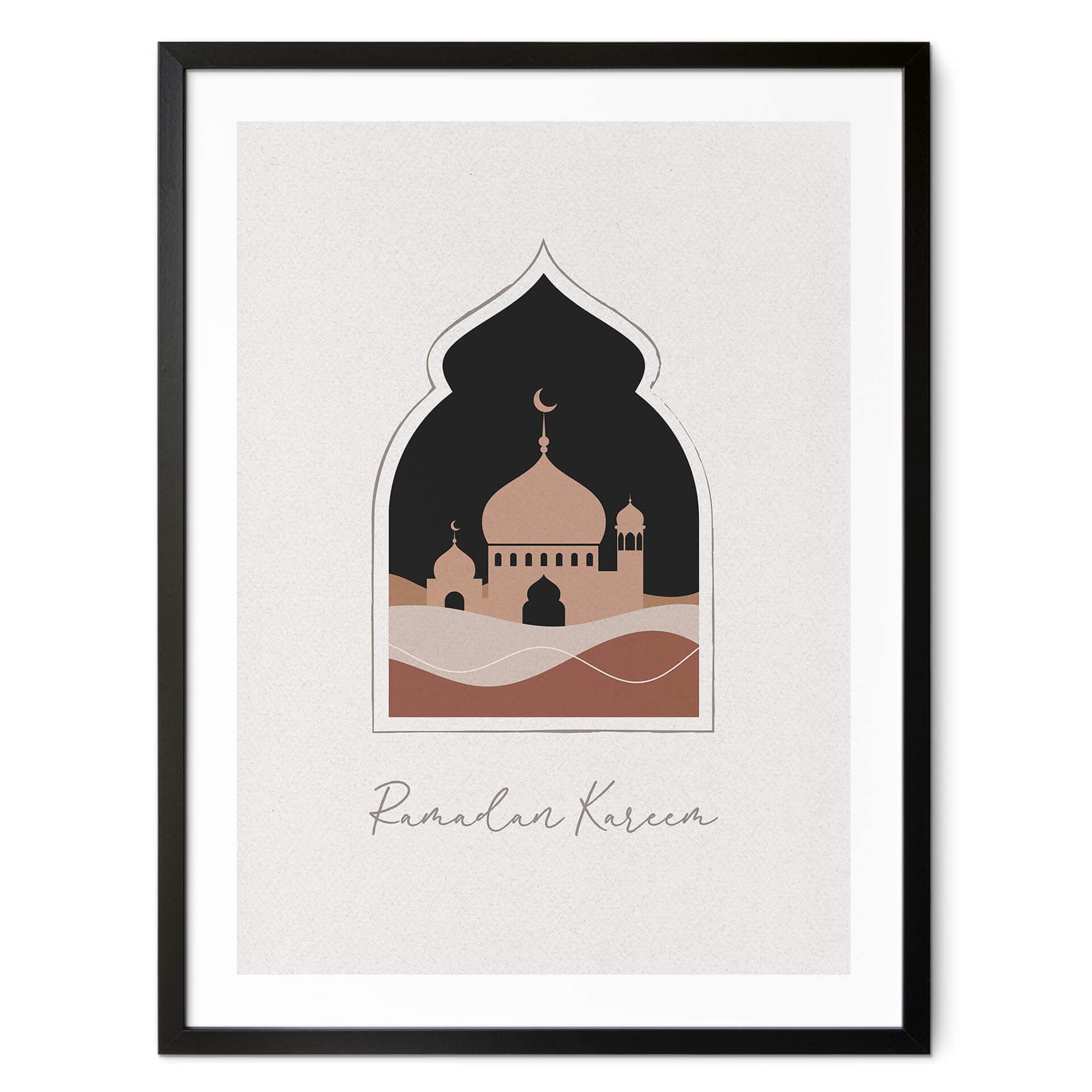 Poster Mosquée Ramadan Kareem
