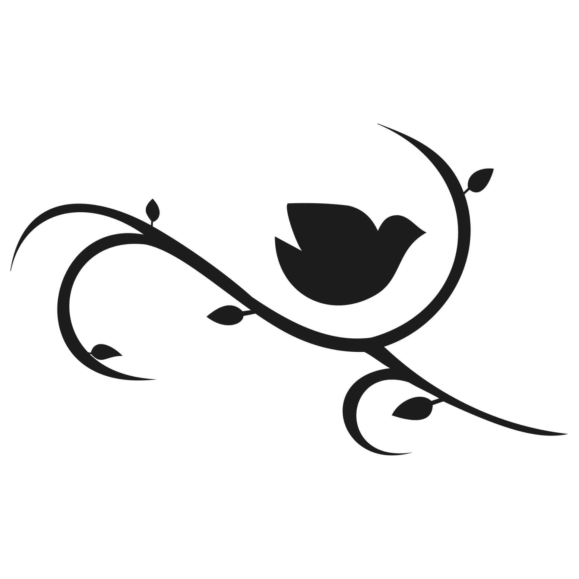 Wallsticker Buttet spurv
