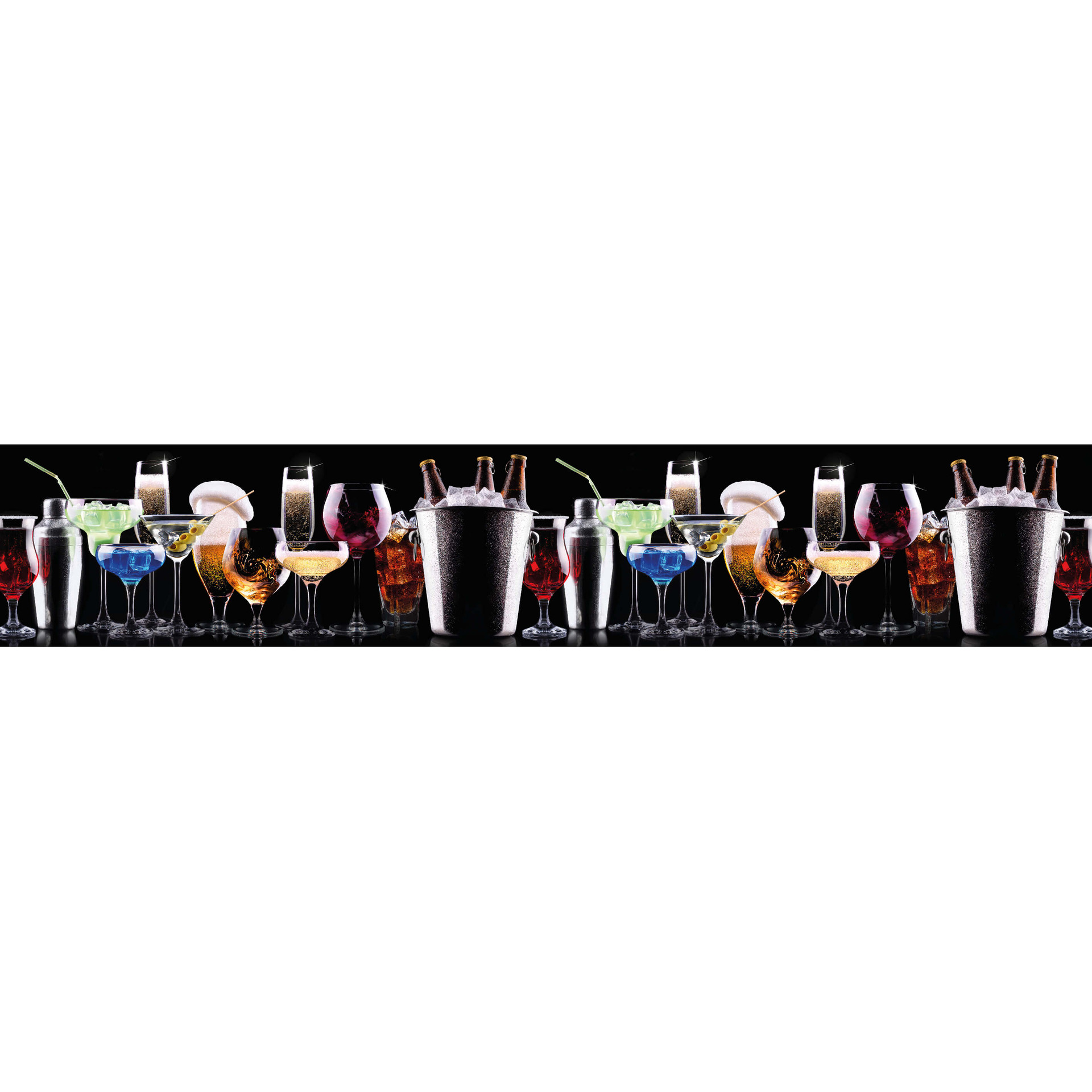 Fotobehang Cocktail Feeling - Panorama