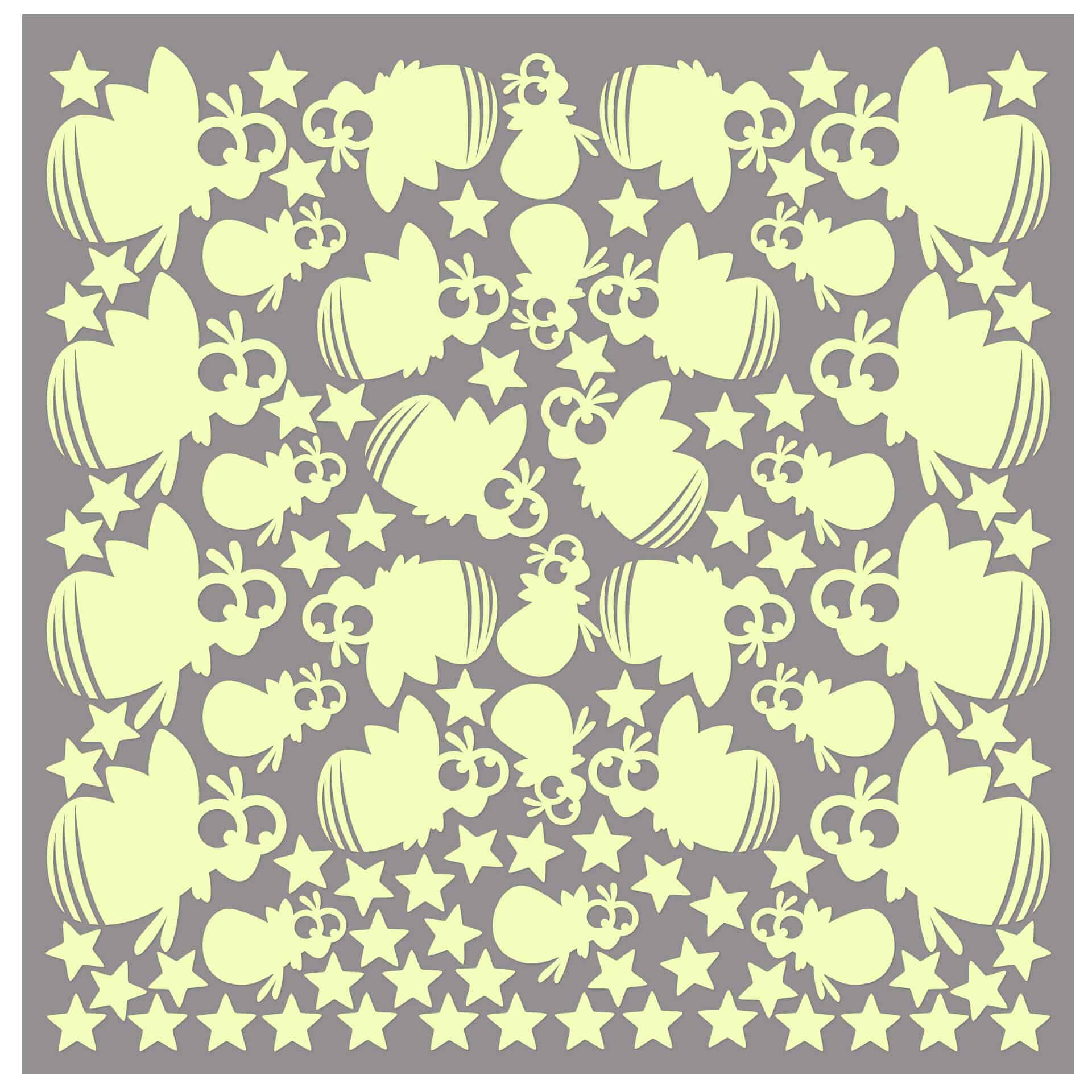 Leuchtsticker Glühwürmchen