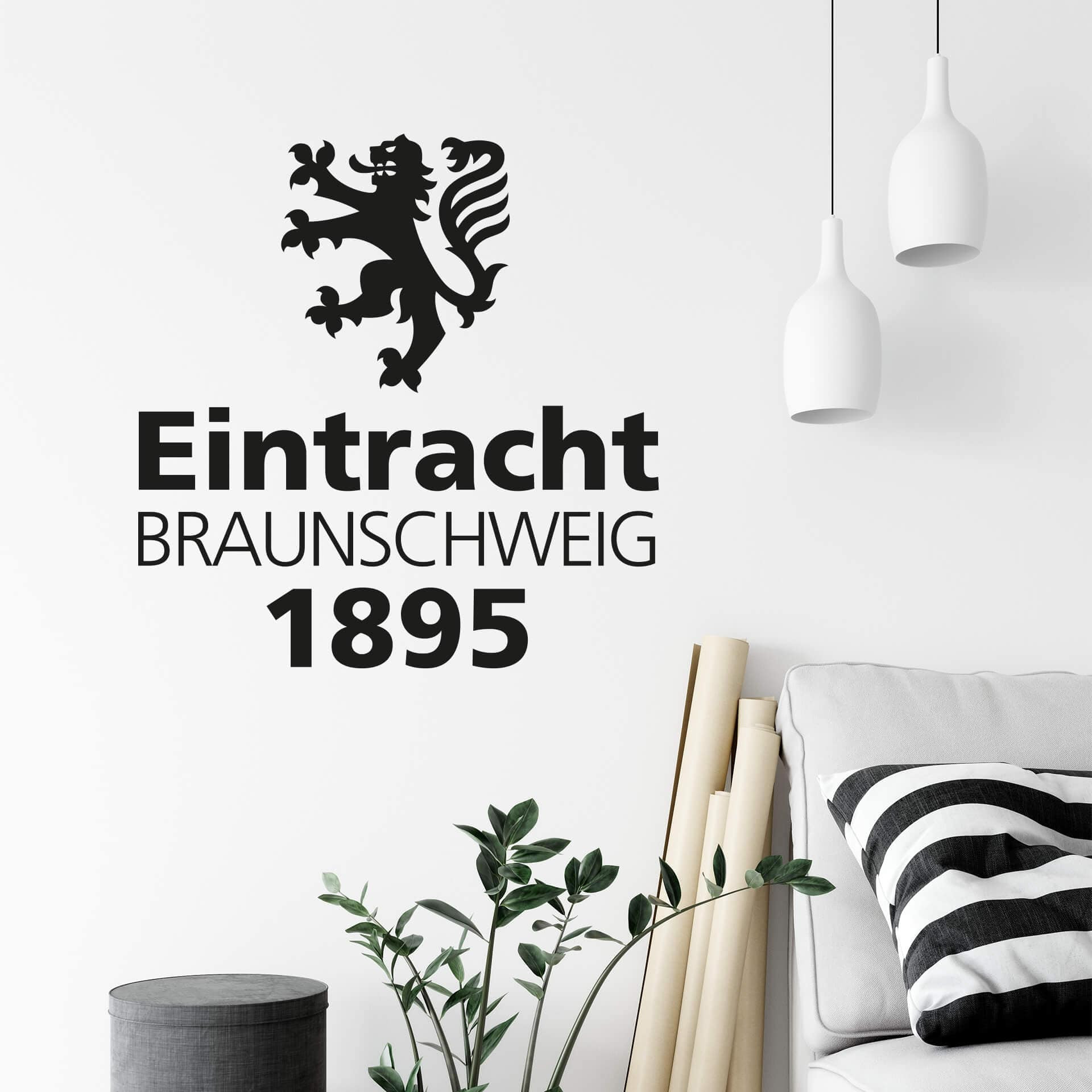 Wandtattoo Eintracht Braunschweig Löwe