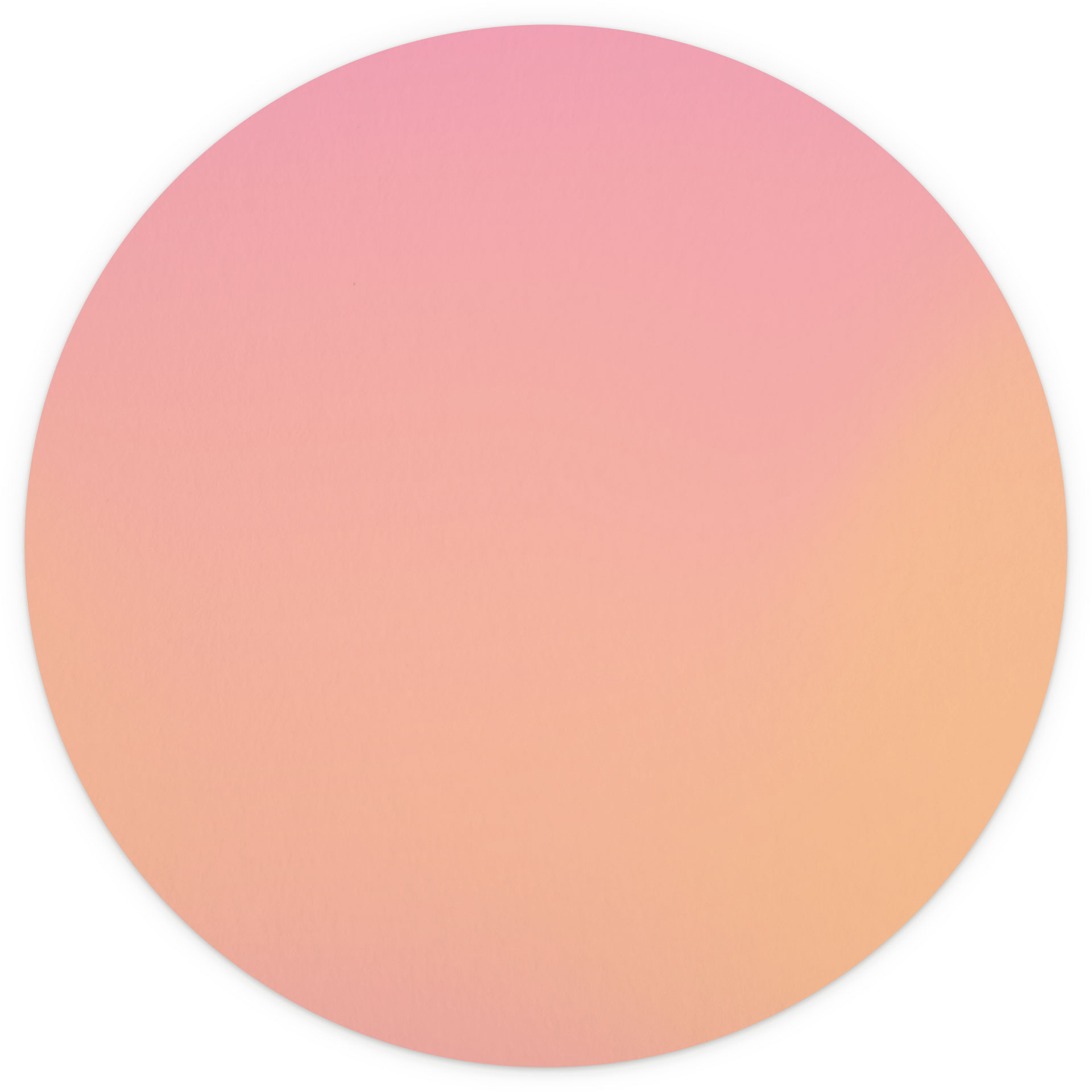Behangcirkel Ombre - Frambozenijs - vliesbehang/zelfklevend vliesbehang