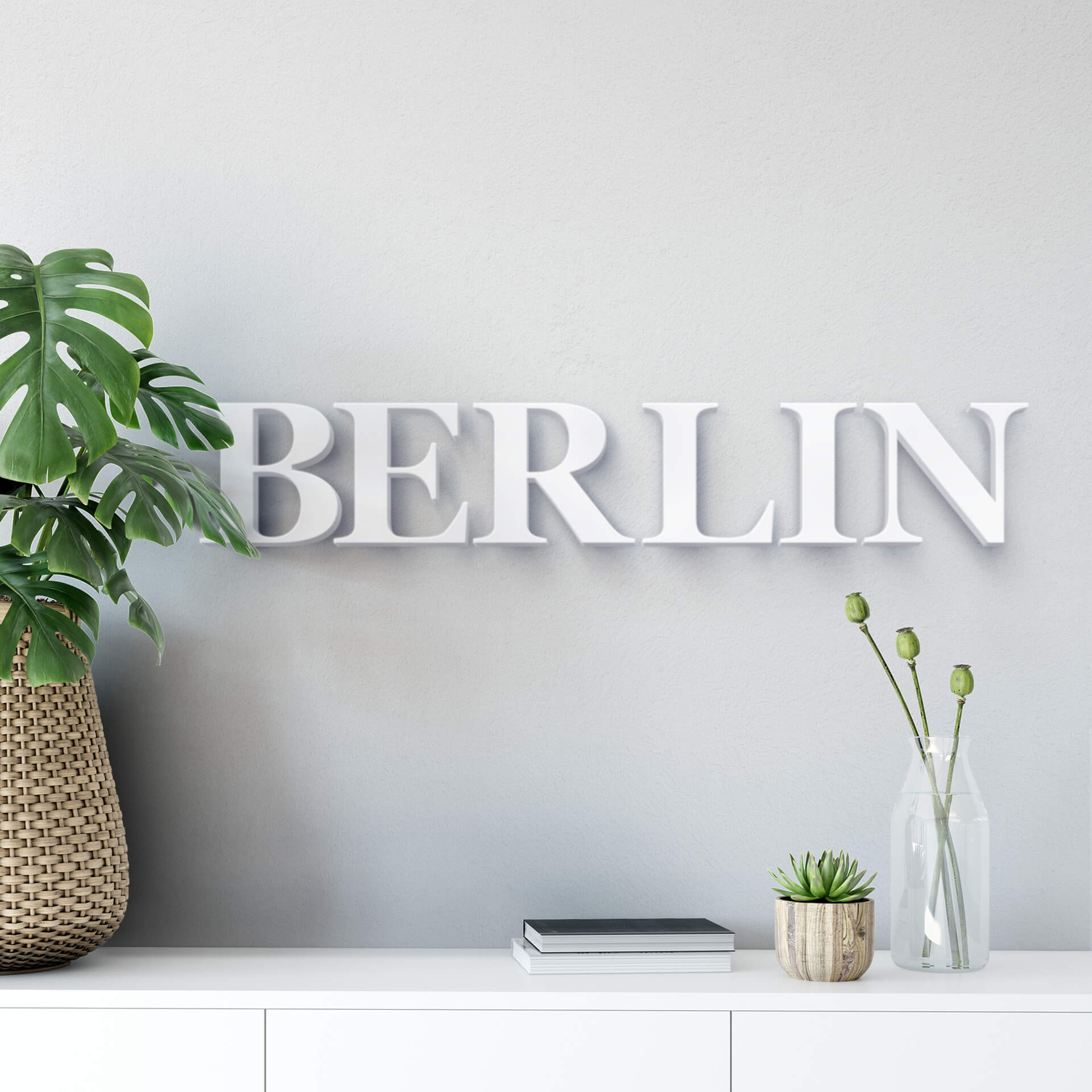 Litery dekoracyjne 3D Berlin
