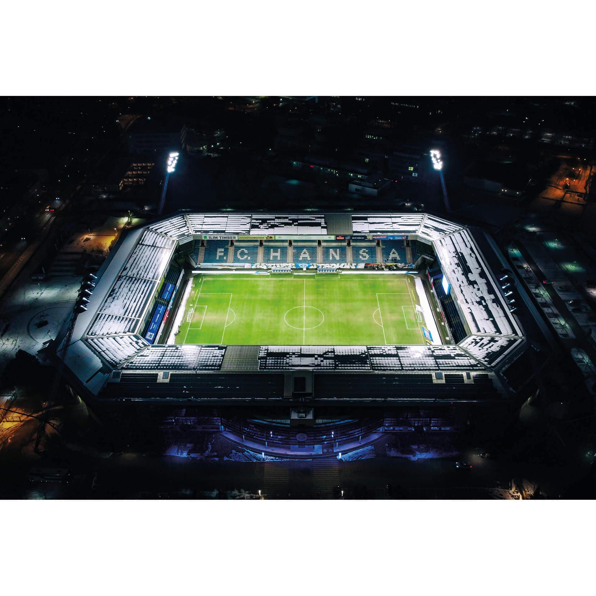 Fototapete FC Hansa Rostock Stadion Luftaufnahme
