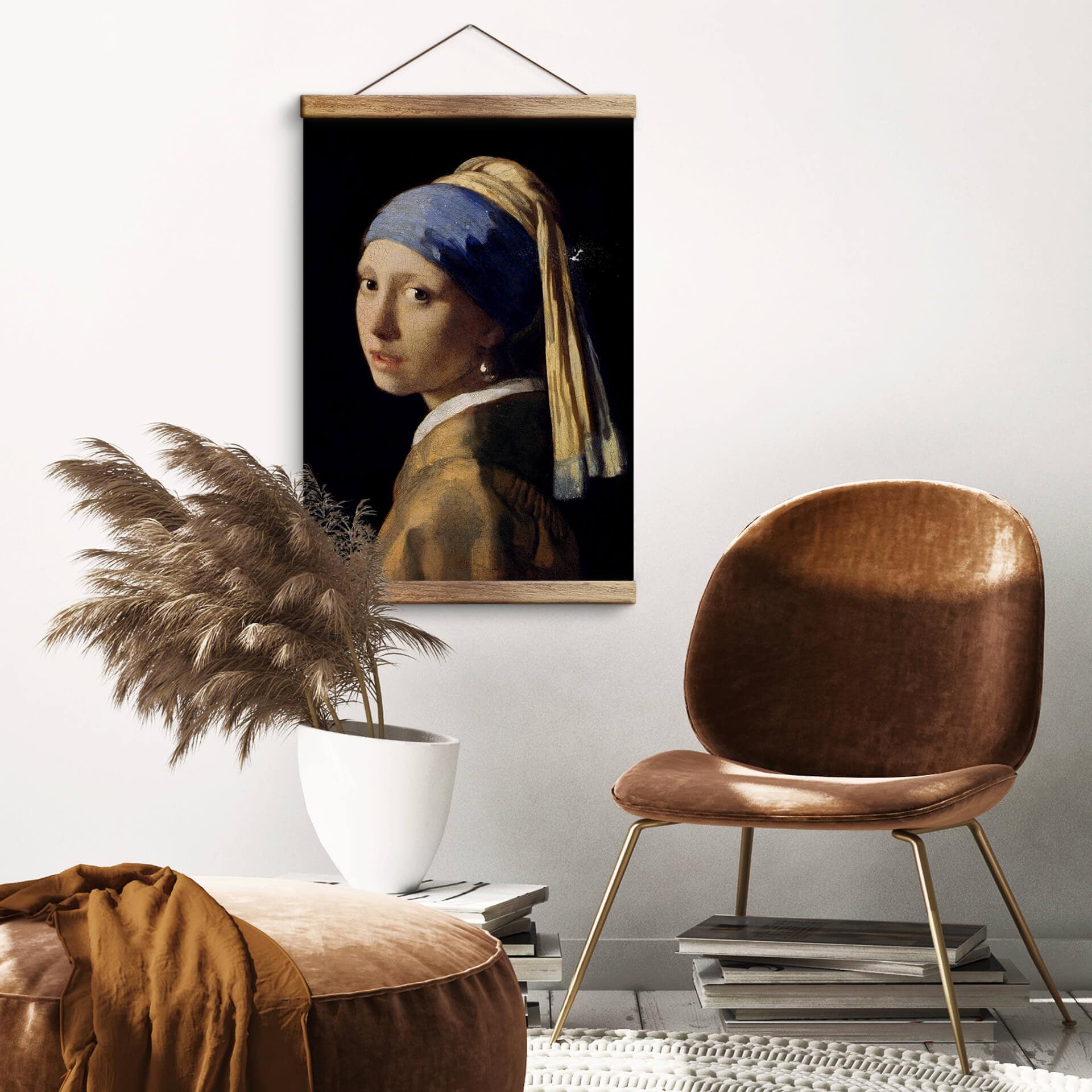 Stoffbild Vermeer - Das Mädchen mit dem Perlenohrgehänge - aus der LandIDEE Wohnen & Deko Kollektion