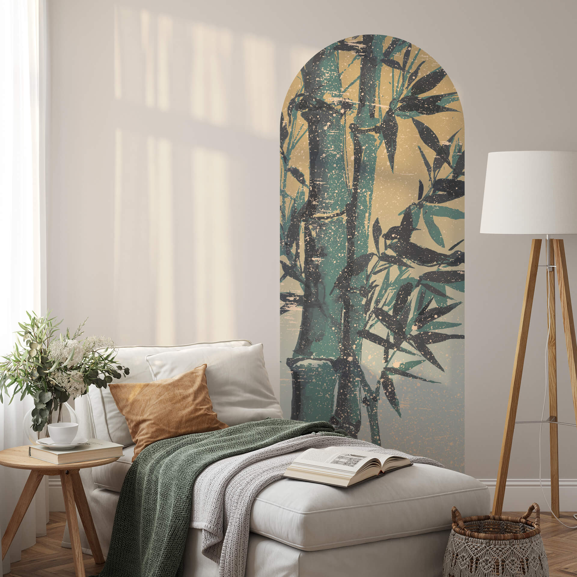 Wallsticker Bamboo Arch