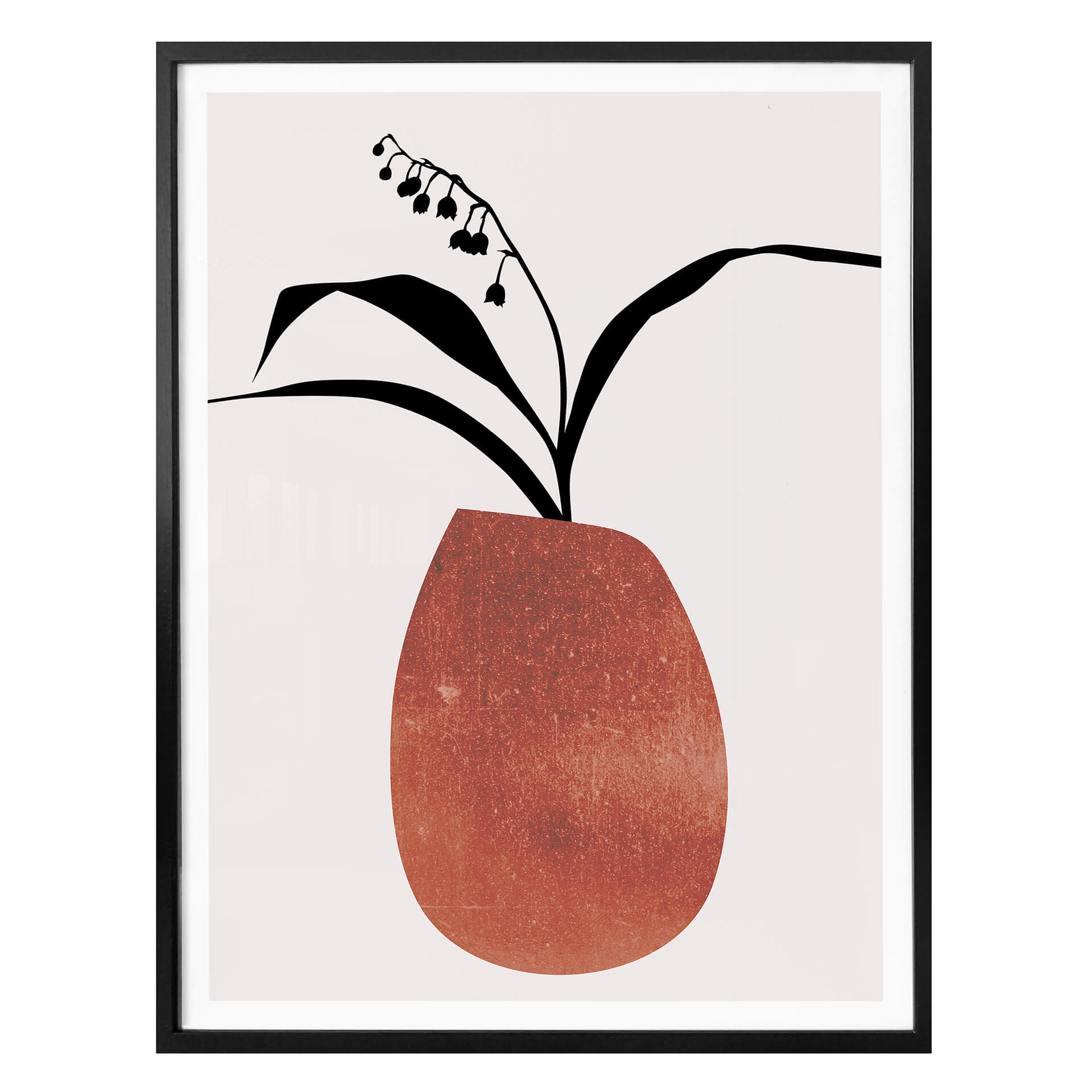 Plakat Kubistika - Zimowe kwiaty
