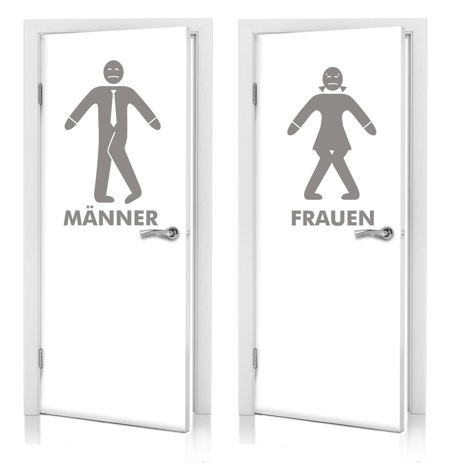 Wandtattoo Toilettenmännchen