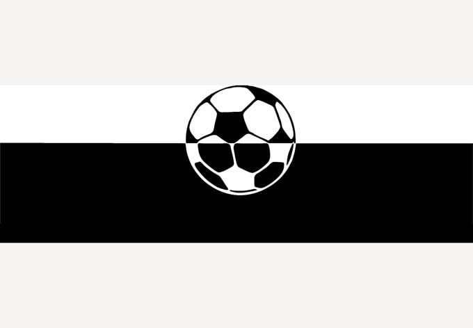Melkglas - Voetbal