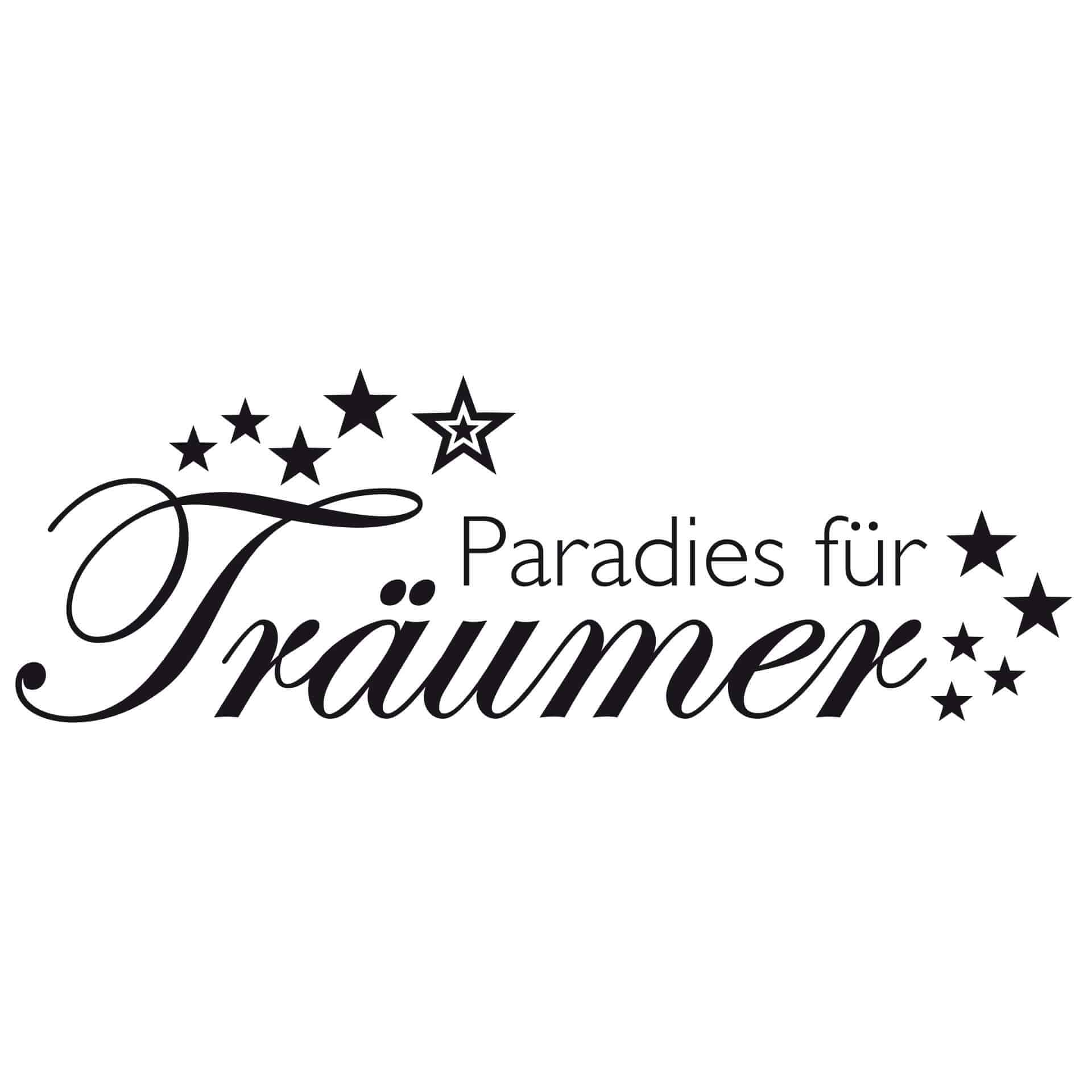Wandtattoo Paradies für Träumer 1