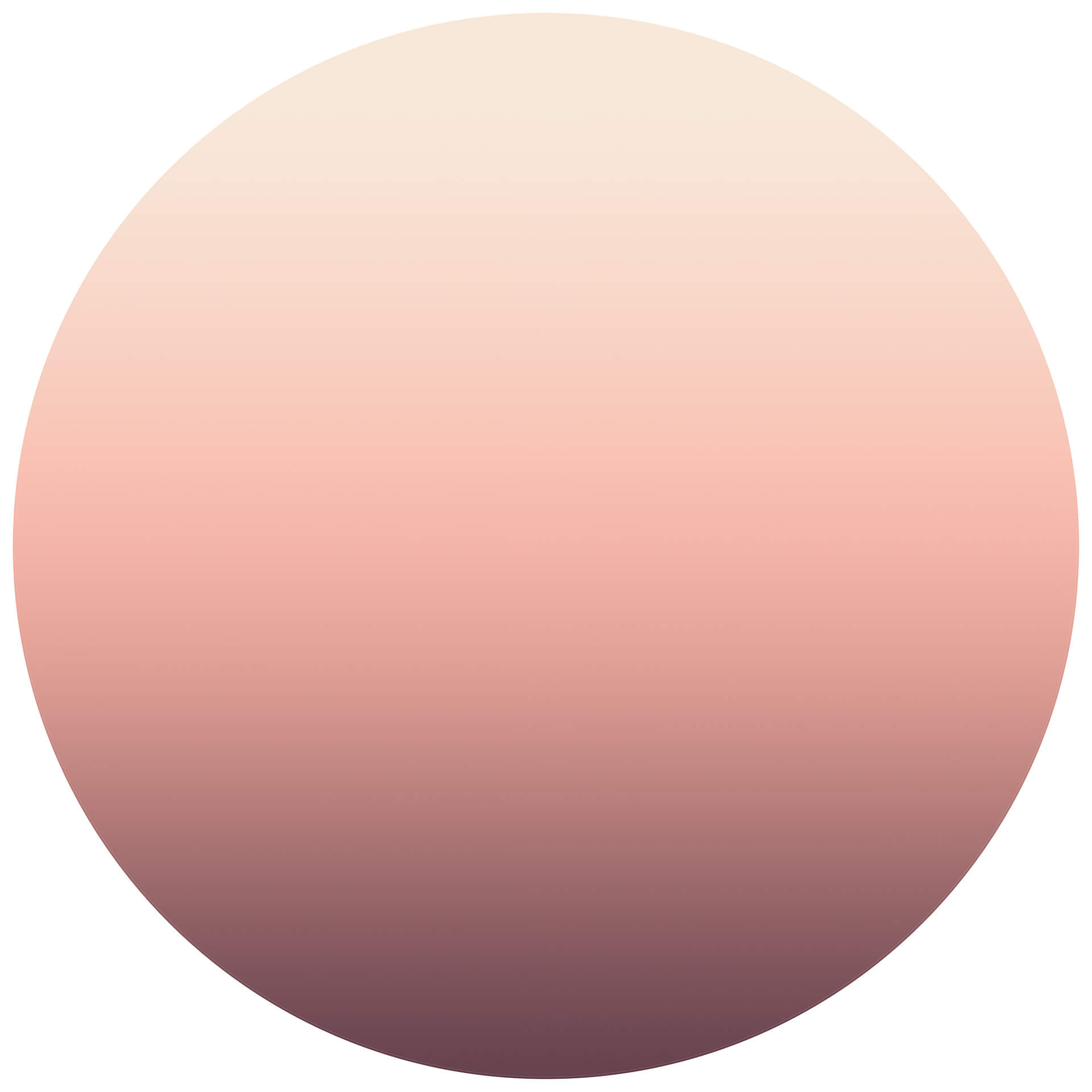 Behangcirkel Ombre Sunset - vliesbehang/zelfklevend vliesbehang