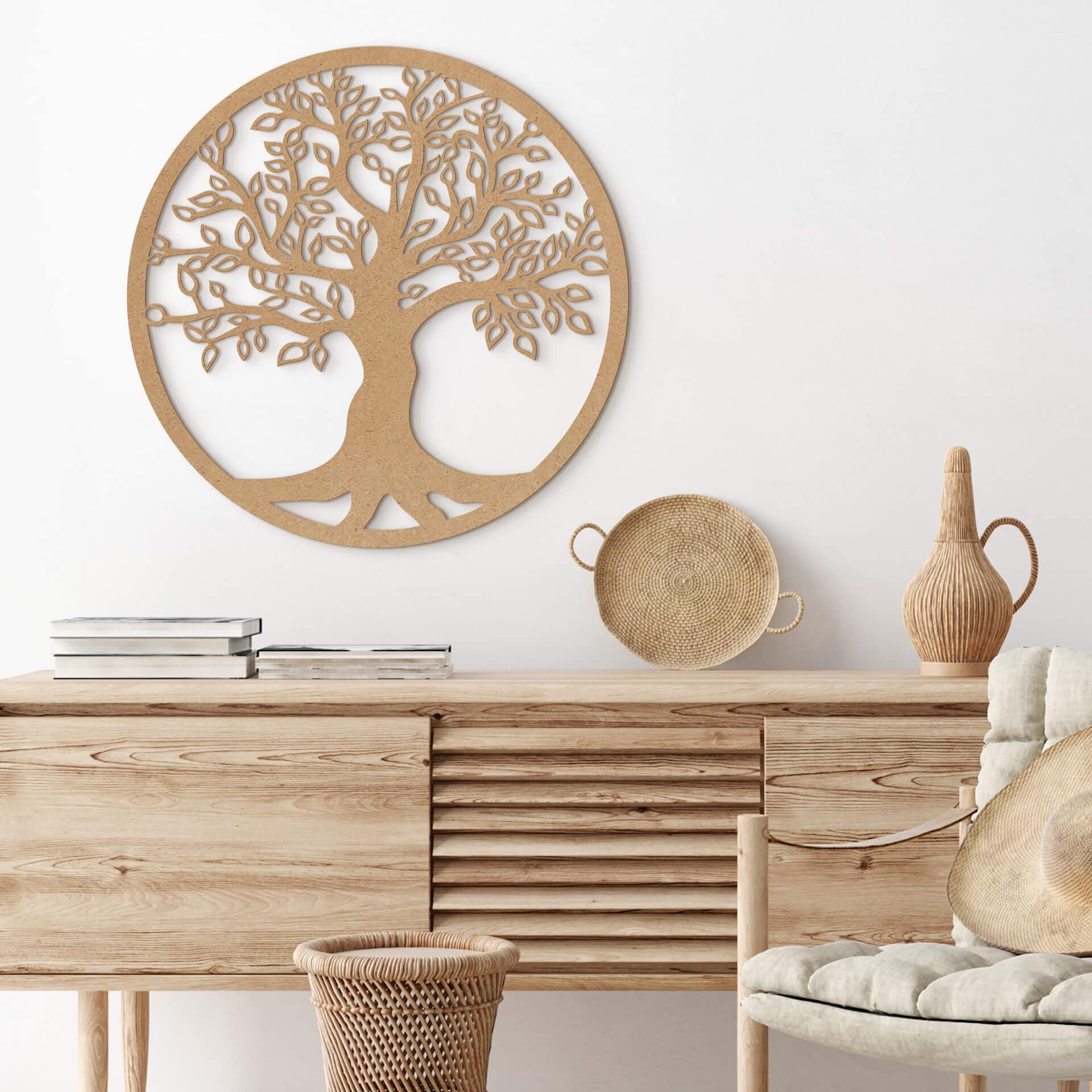 Dekoracja MDF 3D drzewo życia - natura