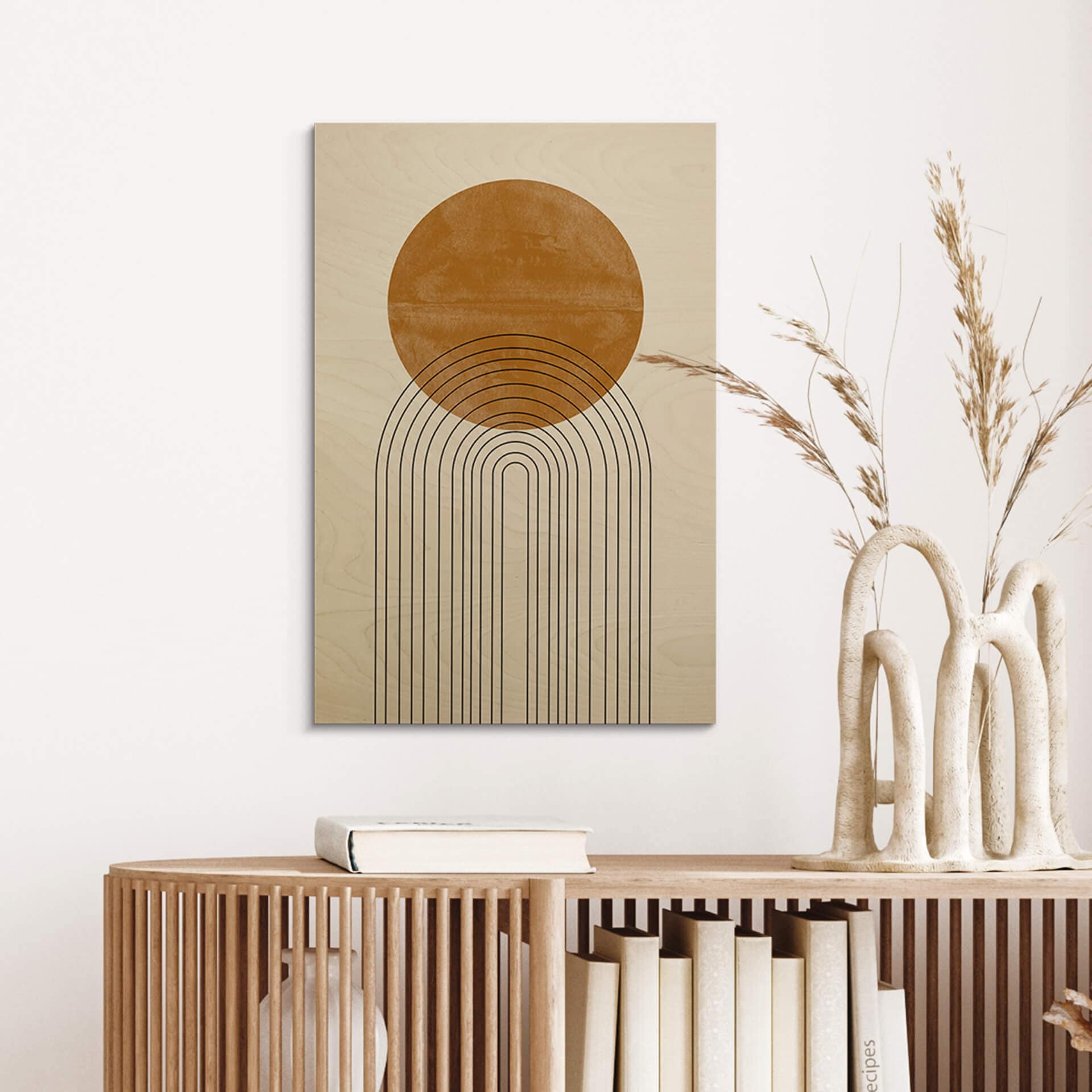 Plakat drewniany The Miuus Studio - Abstract Flow