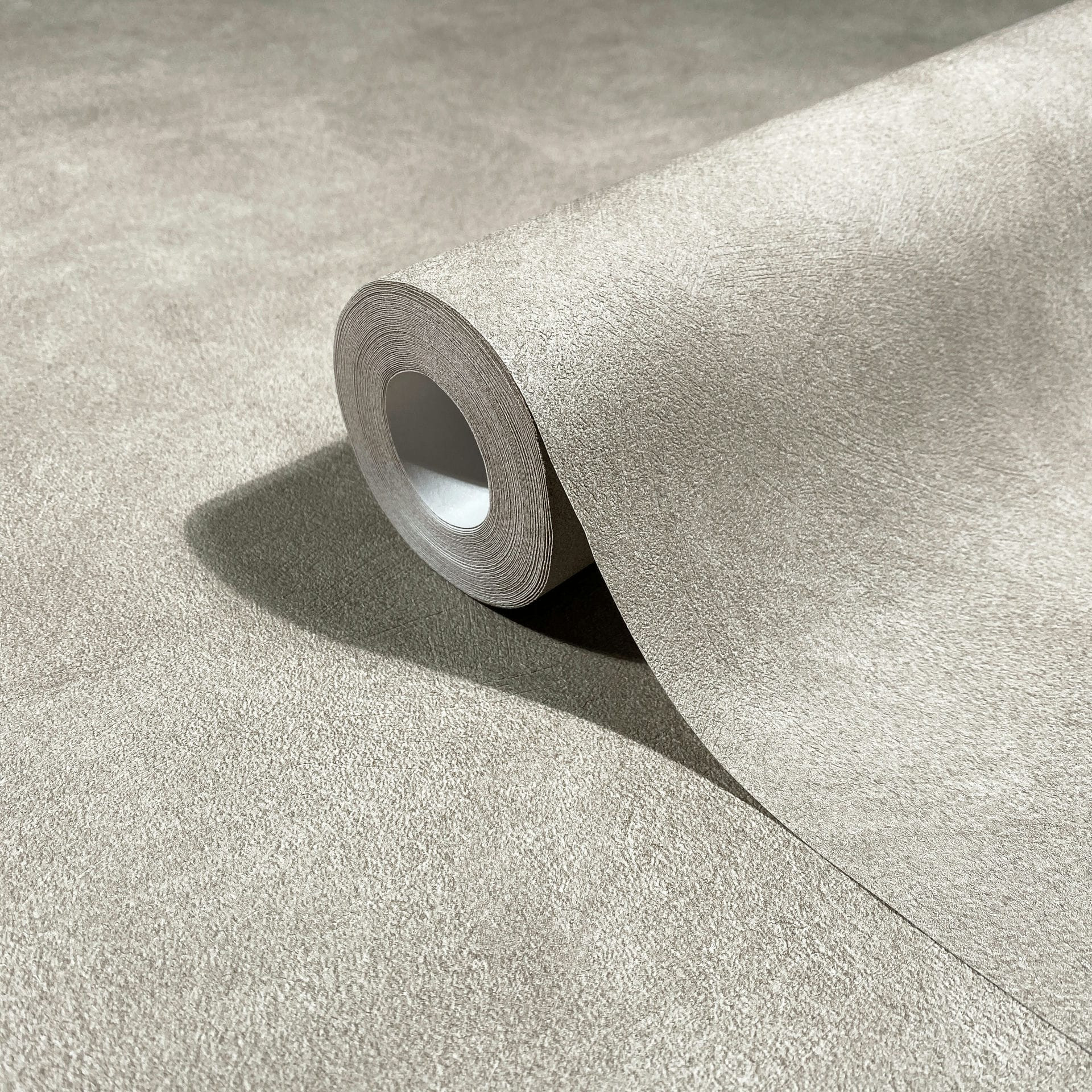 Vliesbehang betonlook effen mat in beige