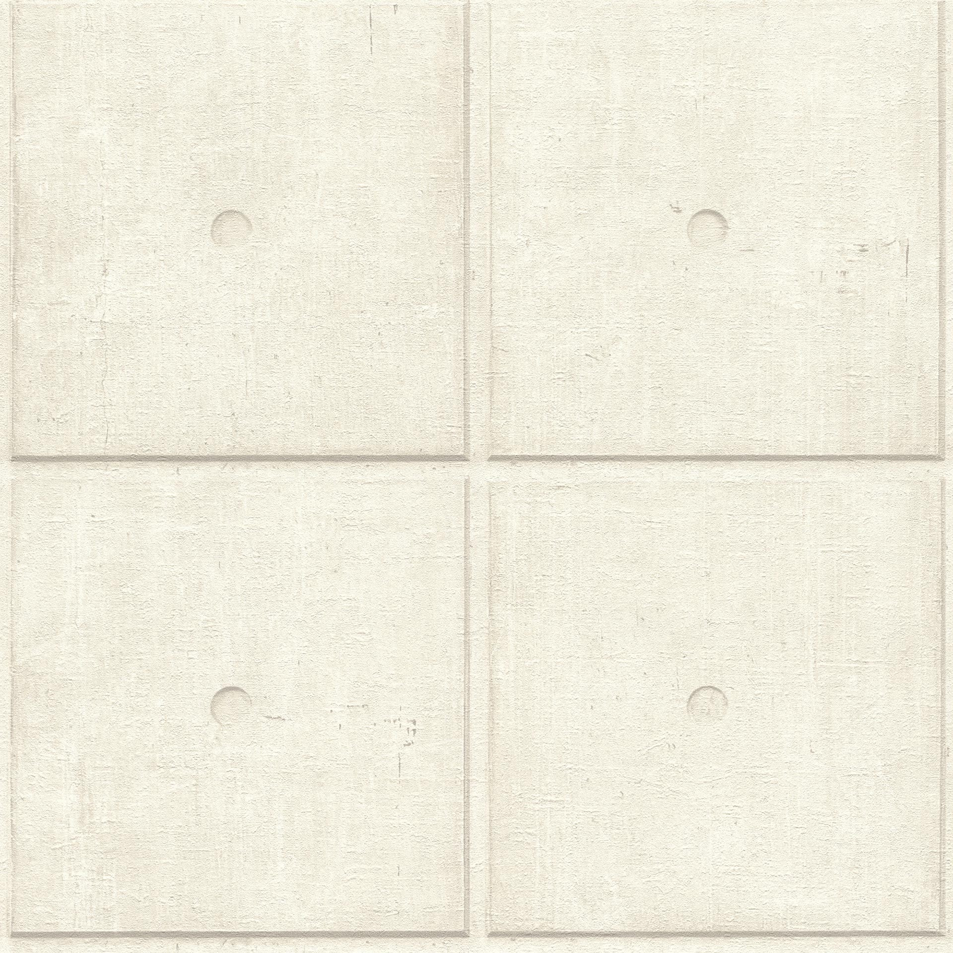 Betonlook behang, steen behang Factory V wit
