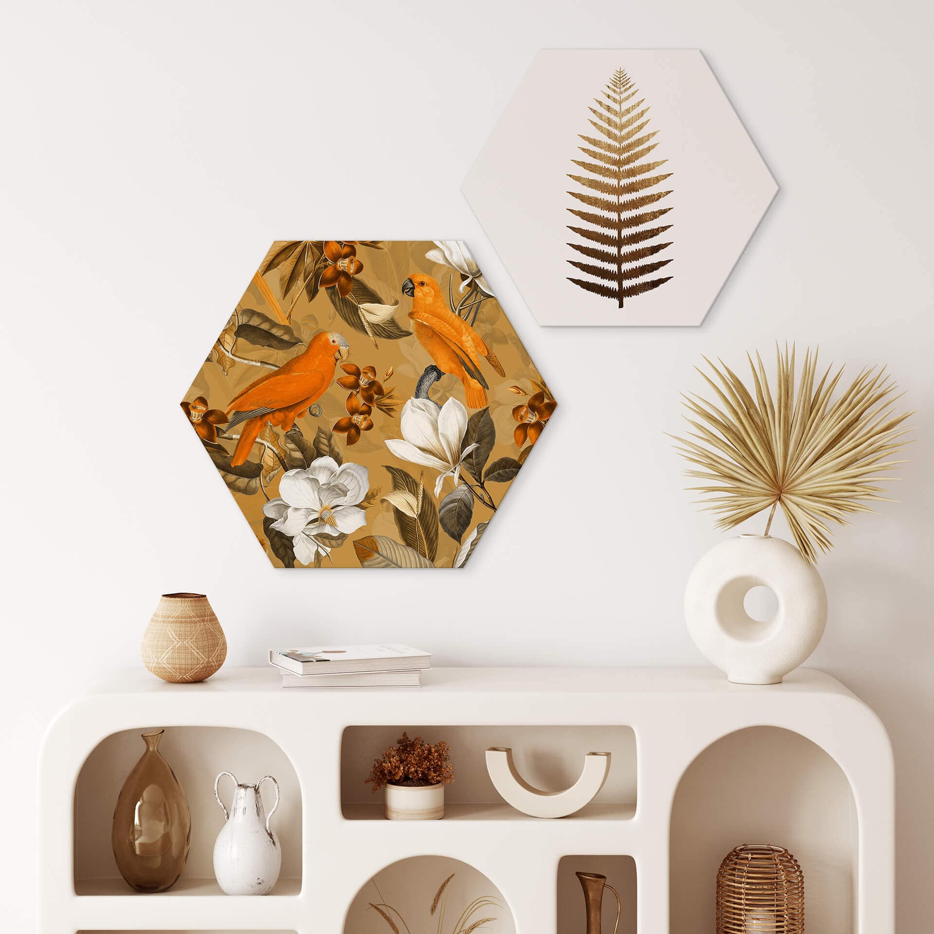 Hexagon - UN Designs - Tropical Ocher