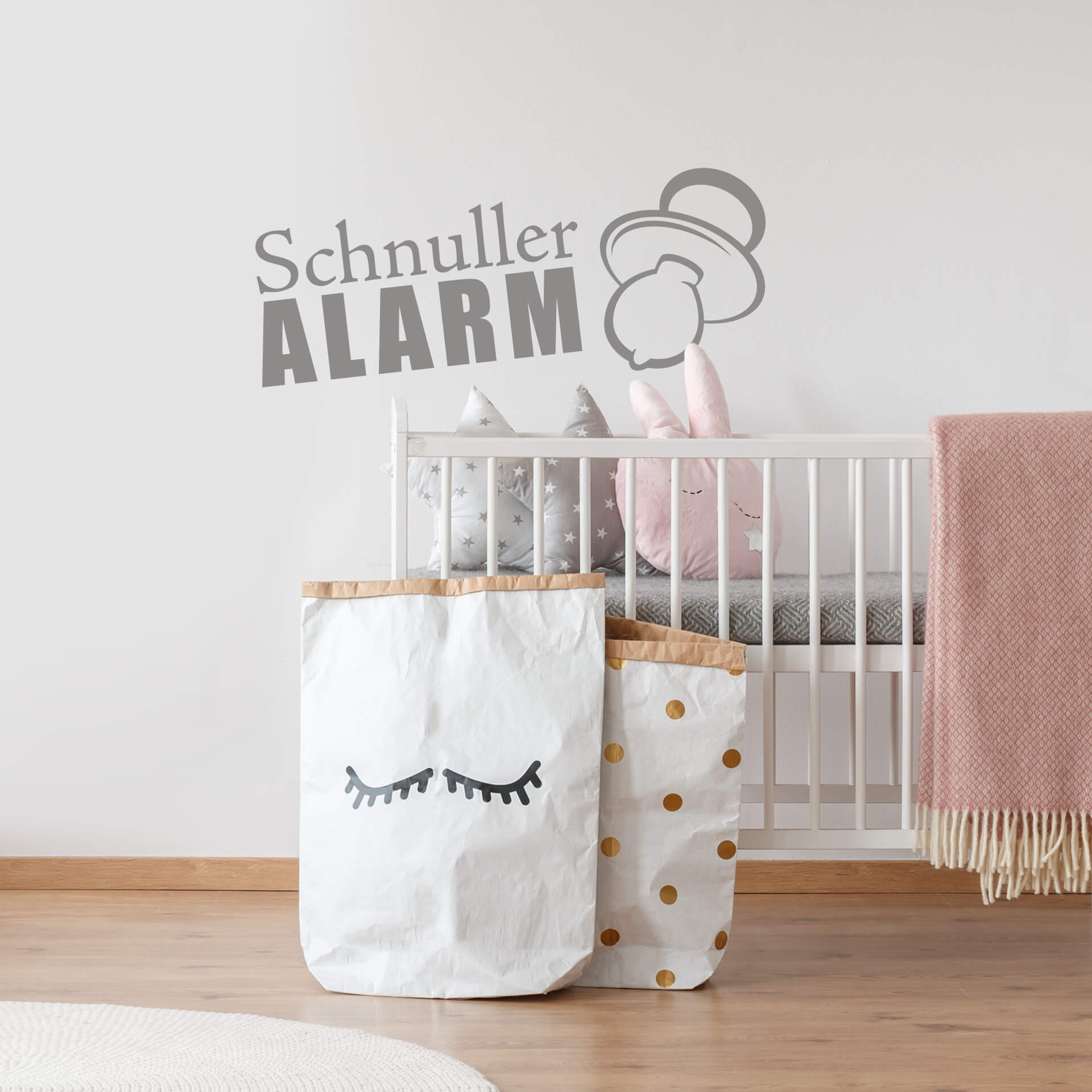 Wandtattoo Schnulleralarm