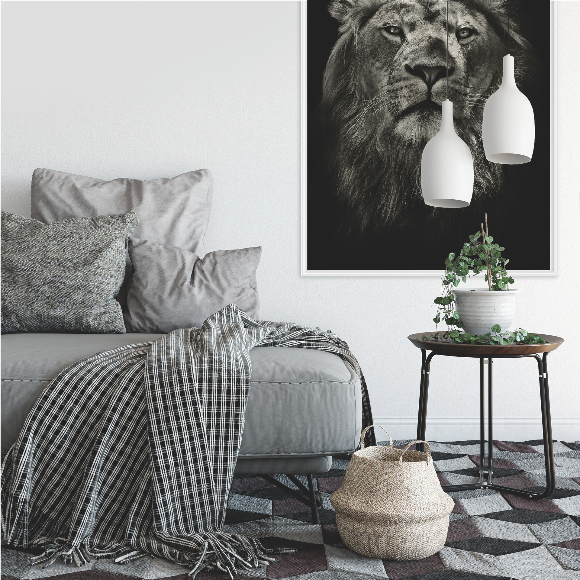 Wallprint W - Lion