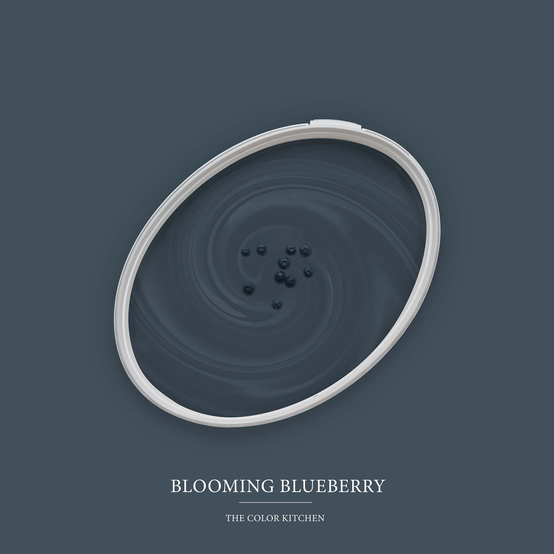 Niebieska farba do ścian i sufitów półmatowa I Blooming Blueberry | z efektem uspokajającym | THE CO