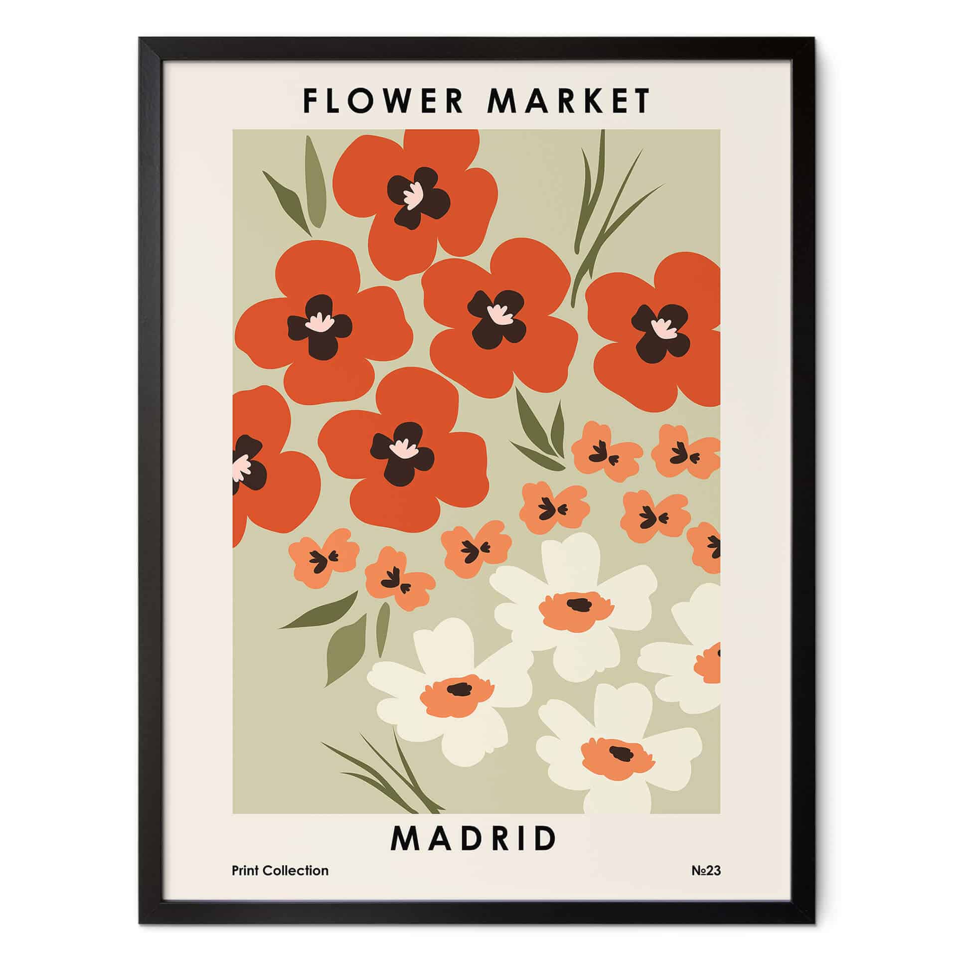 Plakat NKTN - Flower Market Madrid