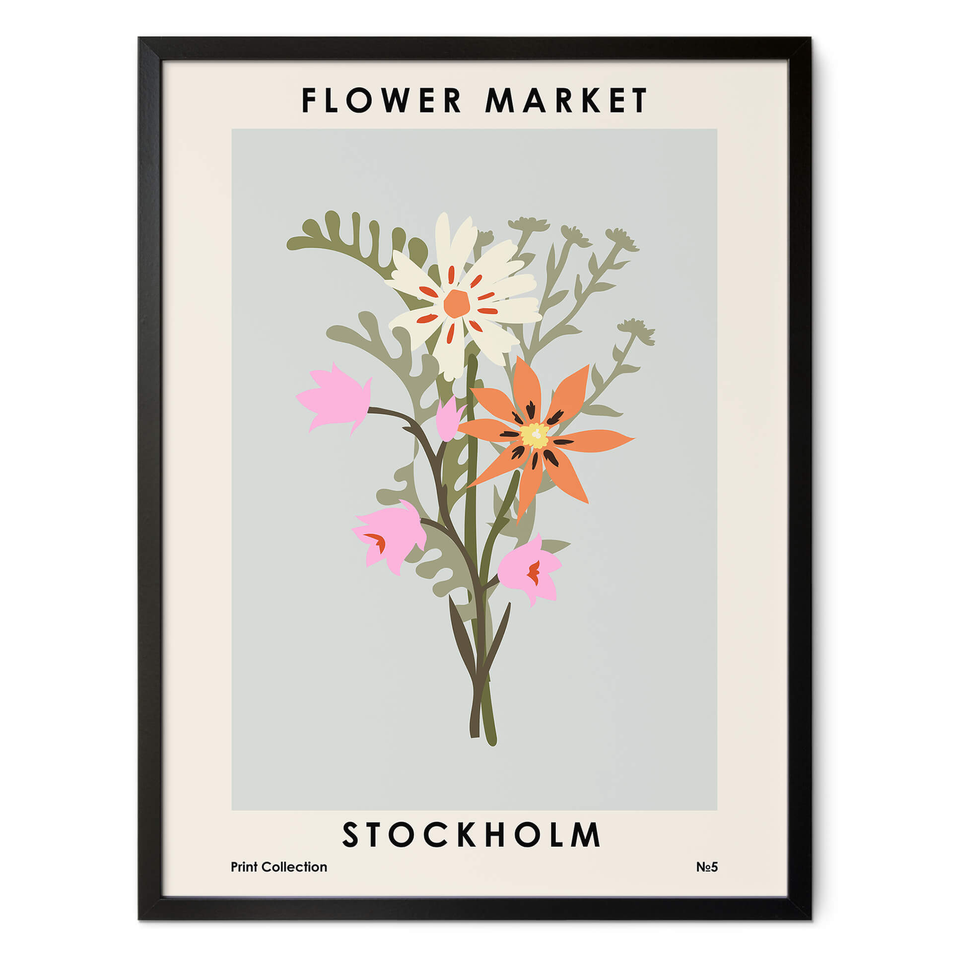Plakat NKTN - Giełda kwiatowa - Sztokholm