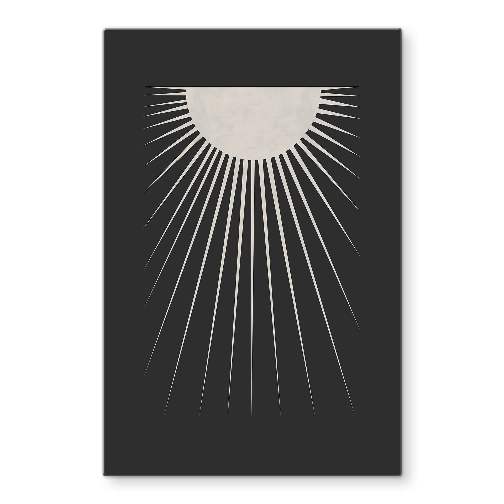 Tableau sur verre Orara Studio - Lune minimaliste