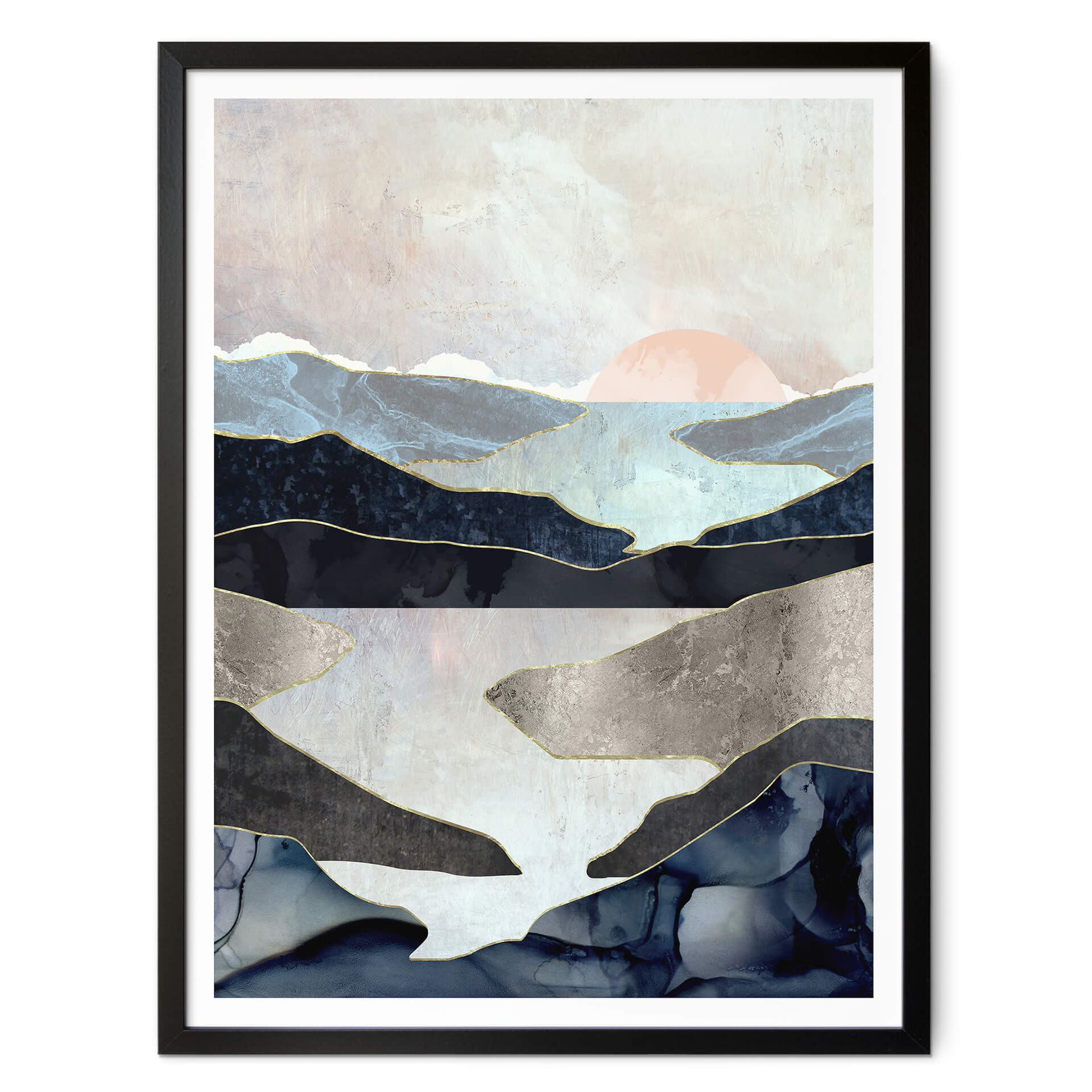 Poster SpaceFrog Designs - Lac de montagne