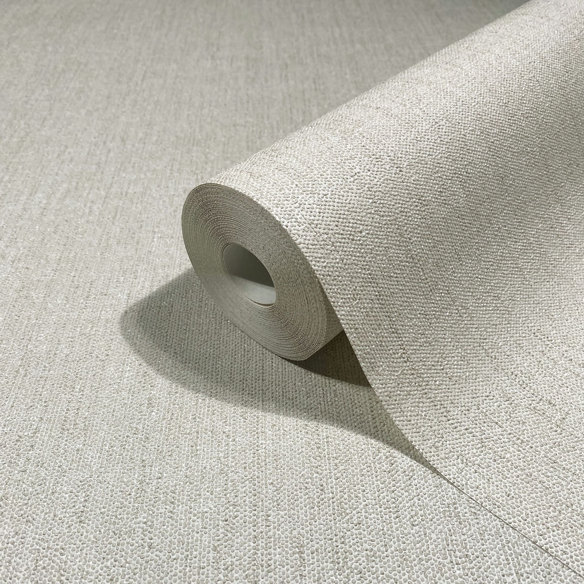 Non-woven tapet i grå Let struktureret ensfarvet Moderne