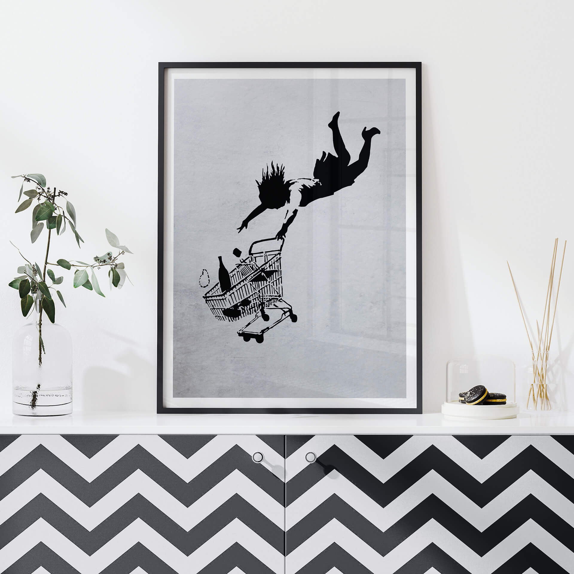 Plakat Banksy - Shop Until You Drop