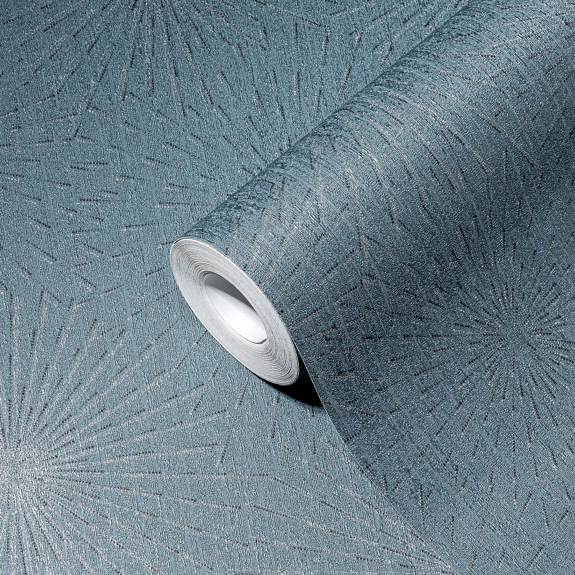 A.S. Création Vliesbehang The BOS - Battle of Style - Patroonbehang Blauw, Zilver, Grijs