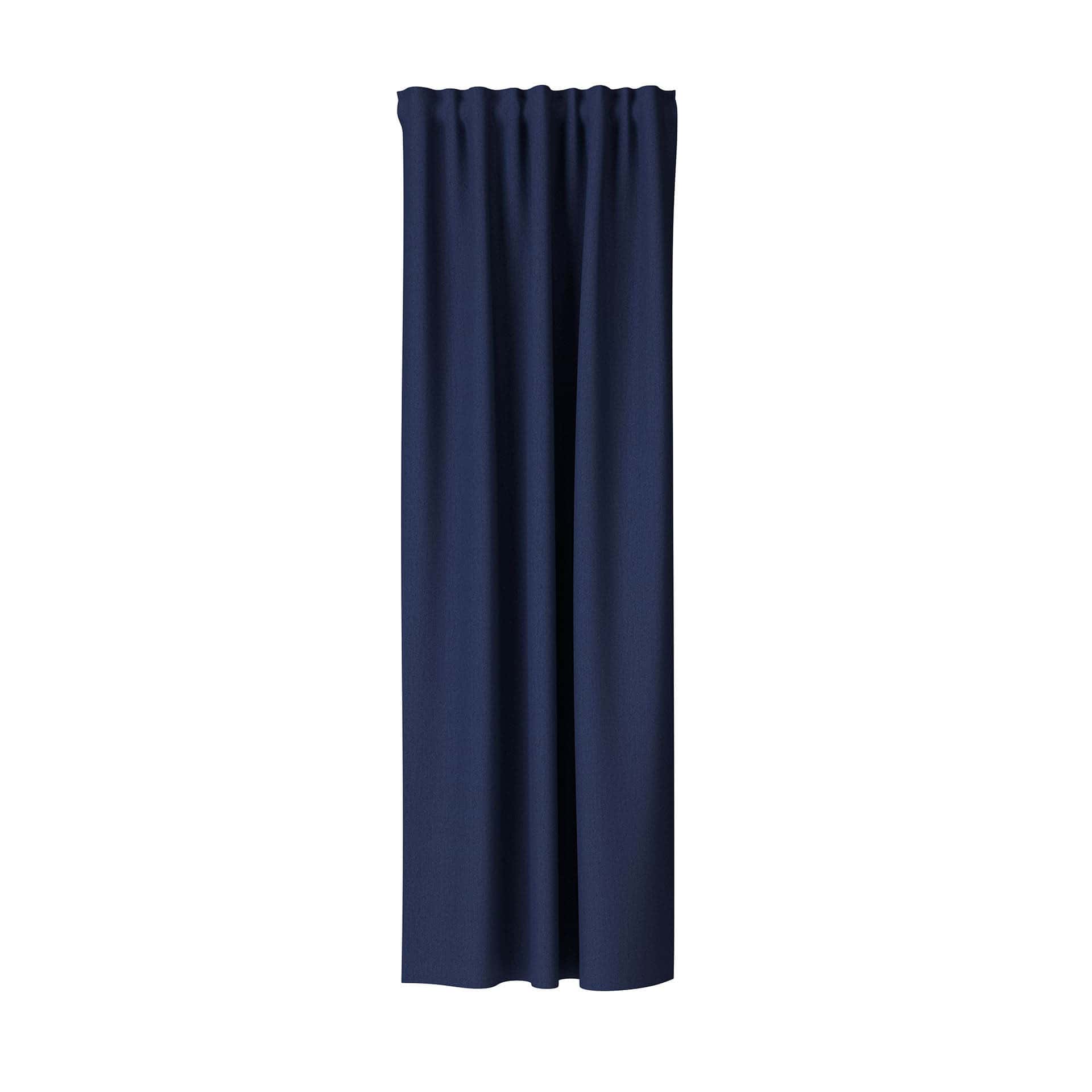 Homing Fertigschal mit verdeckten Schlaufen Galdin blau -  2,45 x 1,4 m